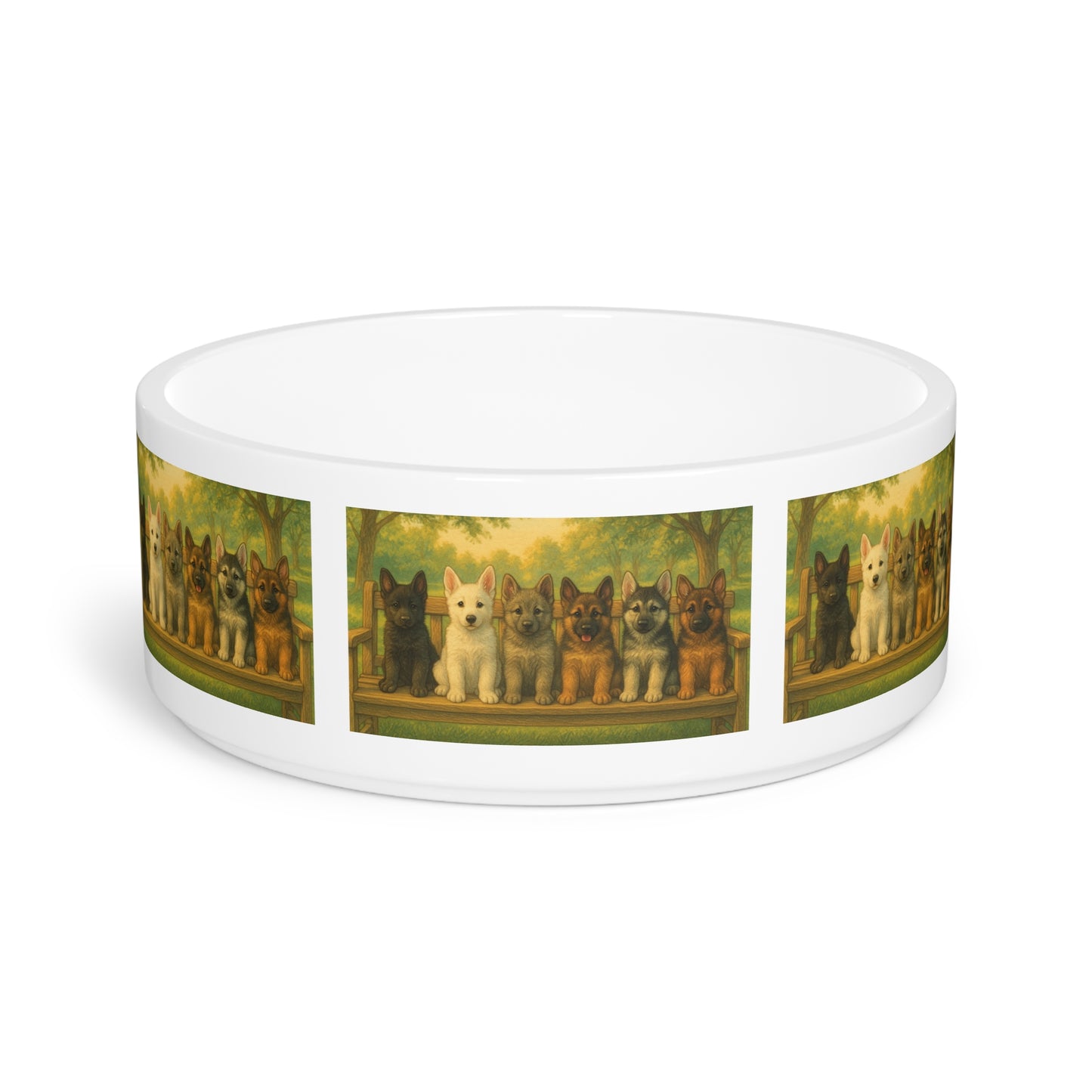 German Shepherd puppies Pet Bowl