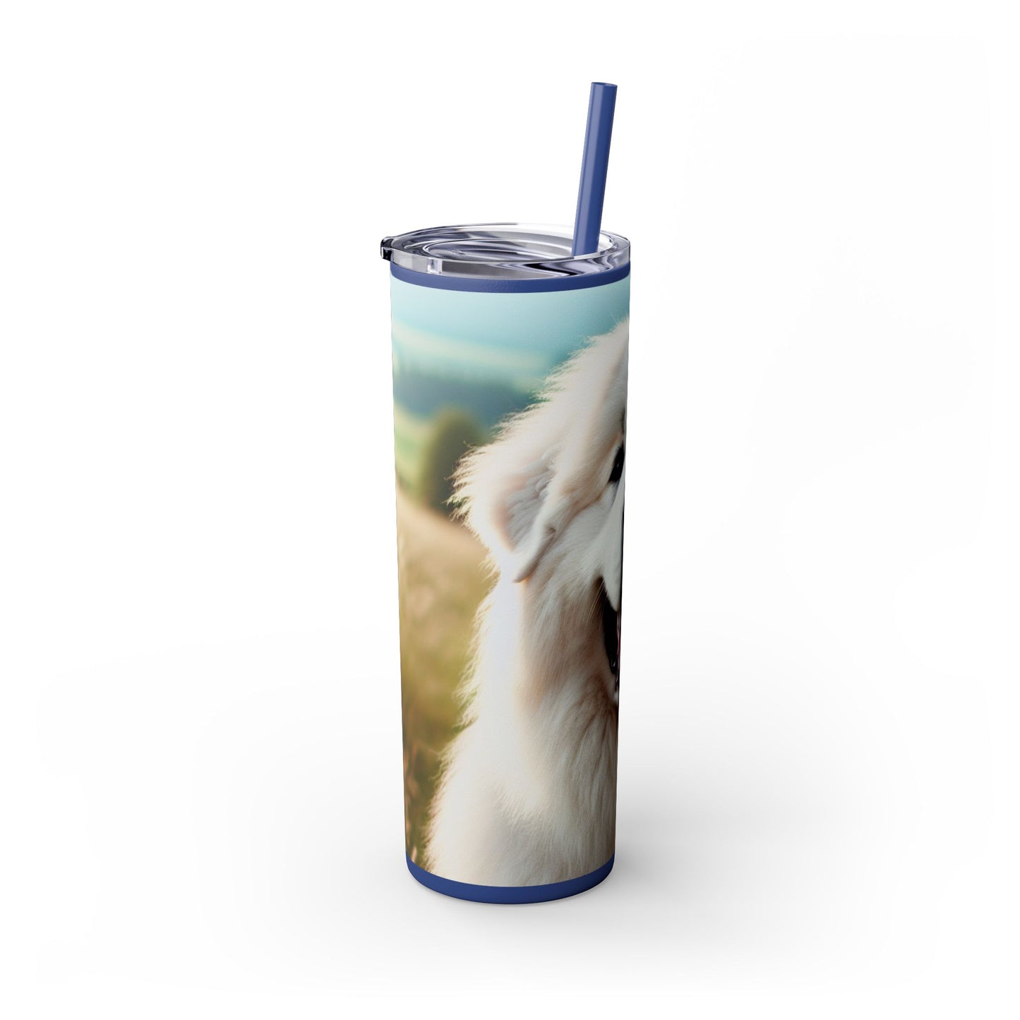 Great Pyrenees Tumbler with Straw, 20oz