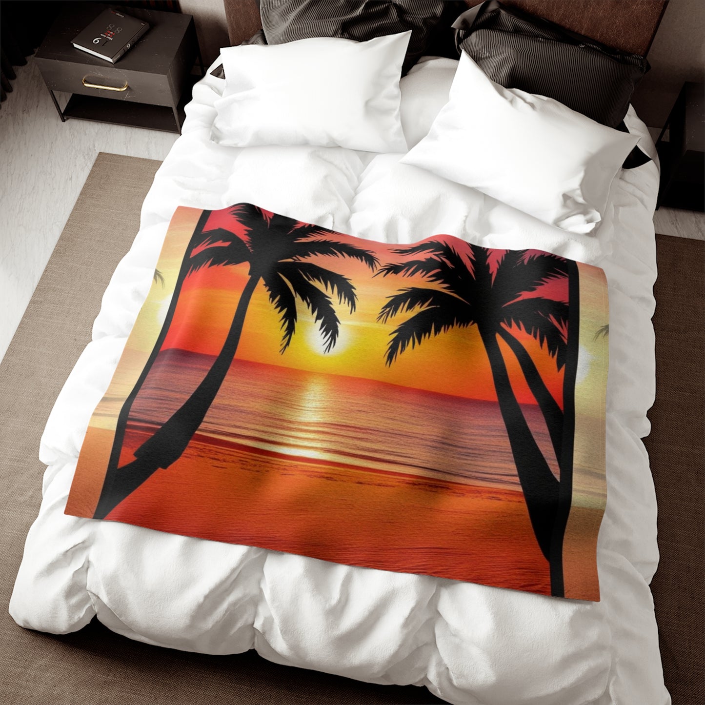 Brilliant Sunrise Sweatshirt Blanket