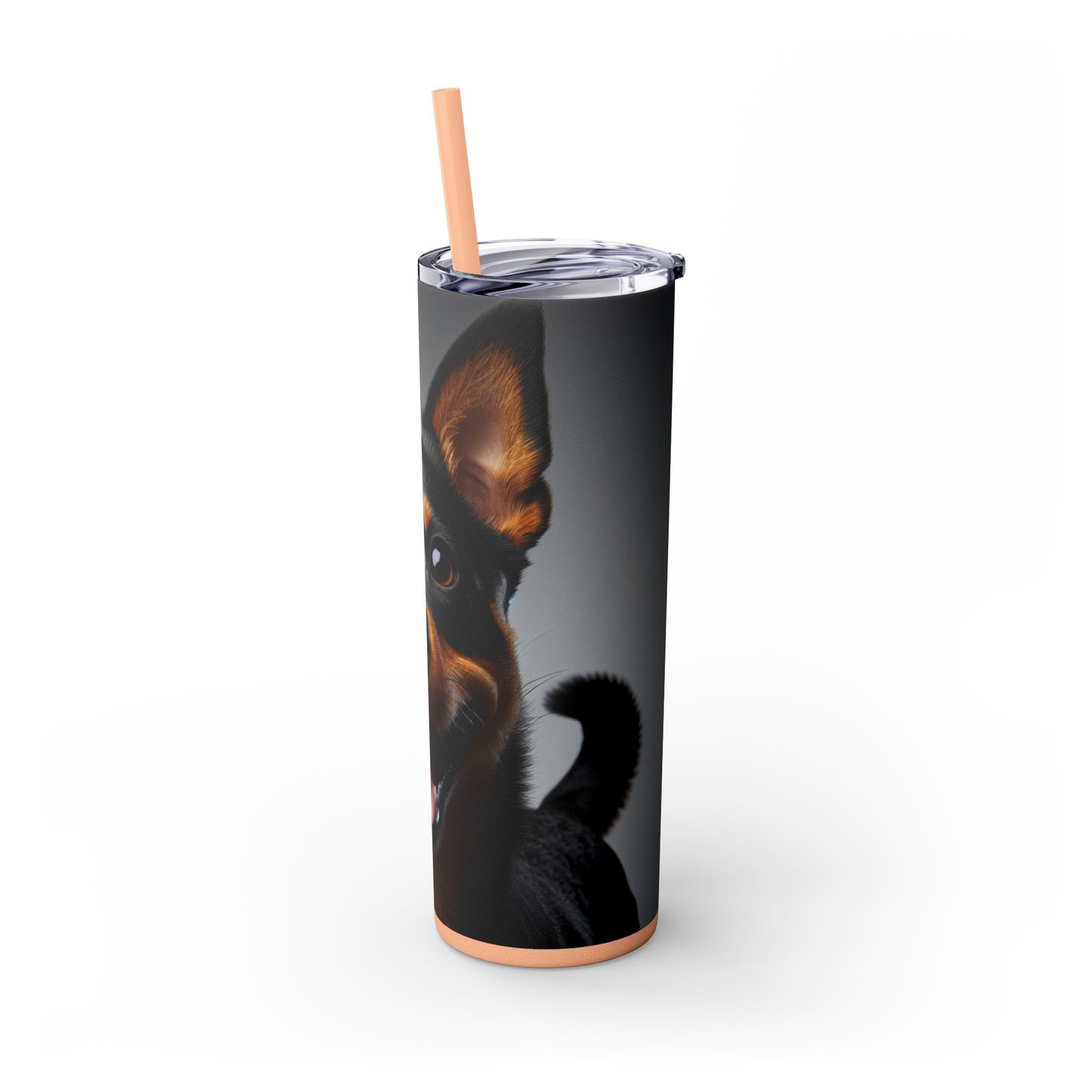 Lancashire Heeler Tumbler with Straw, 20oz