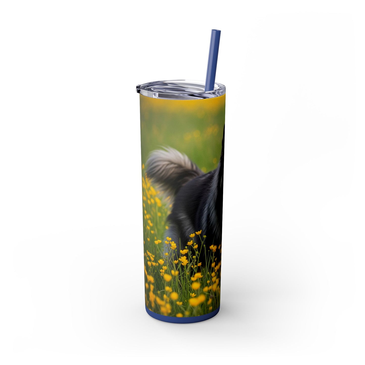 Belgian Sheepdog Tumbler with Straw, 20oz