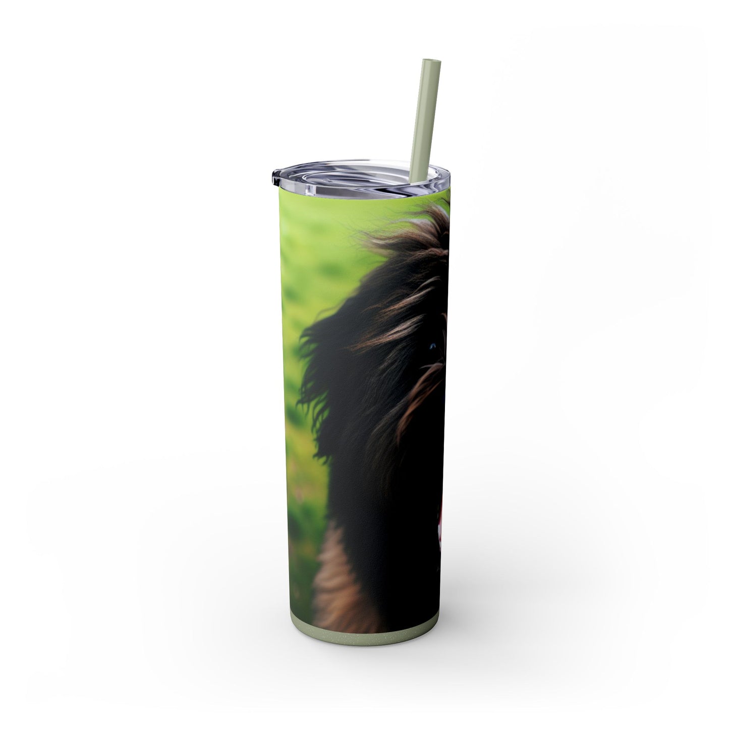 Bouvier des Ardennes Tumbler with Straw, 20oz