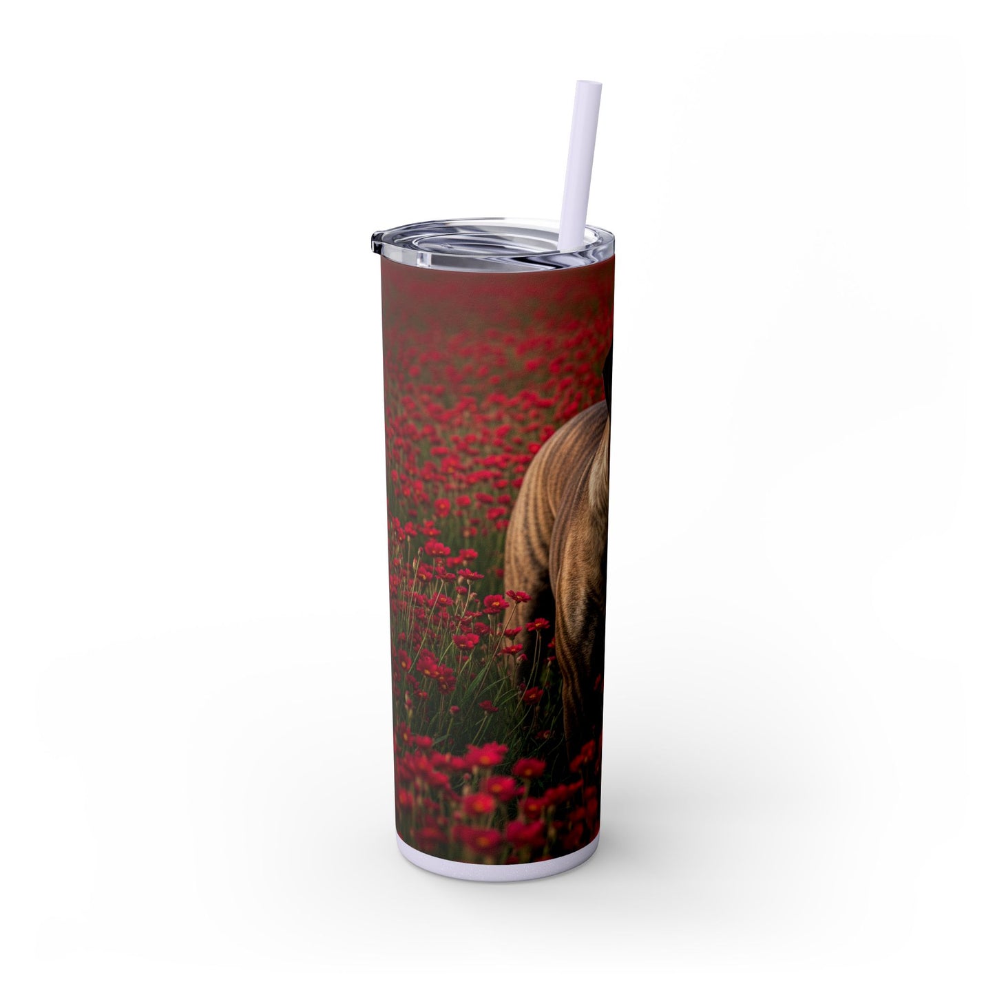 Bullmastiff Tumbler with Straw, 20oz