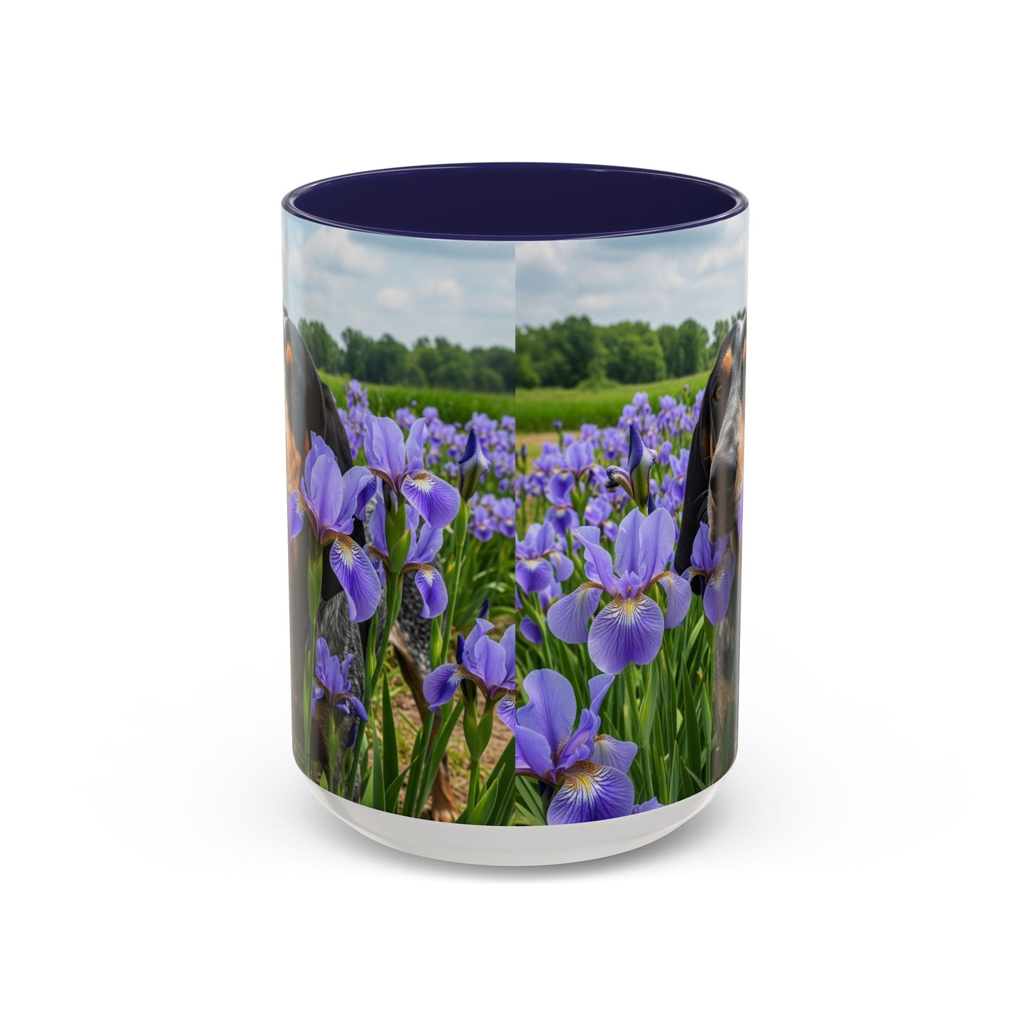 Bluetick Coonhound Accent Coffee Mug - Perfect Gift for Dog Lovers