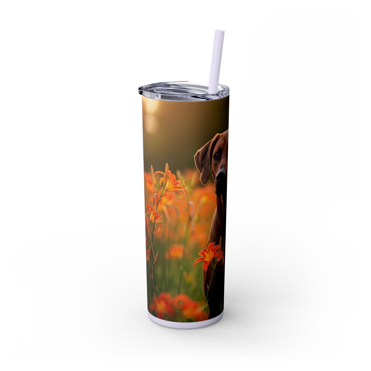 Rhodesian Ridgeback Tumbler with Straw, 20oz