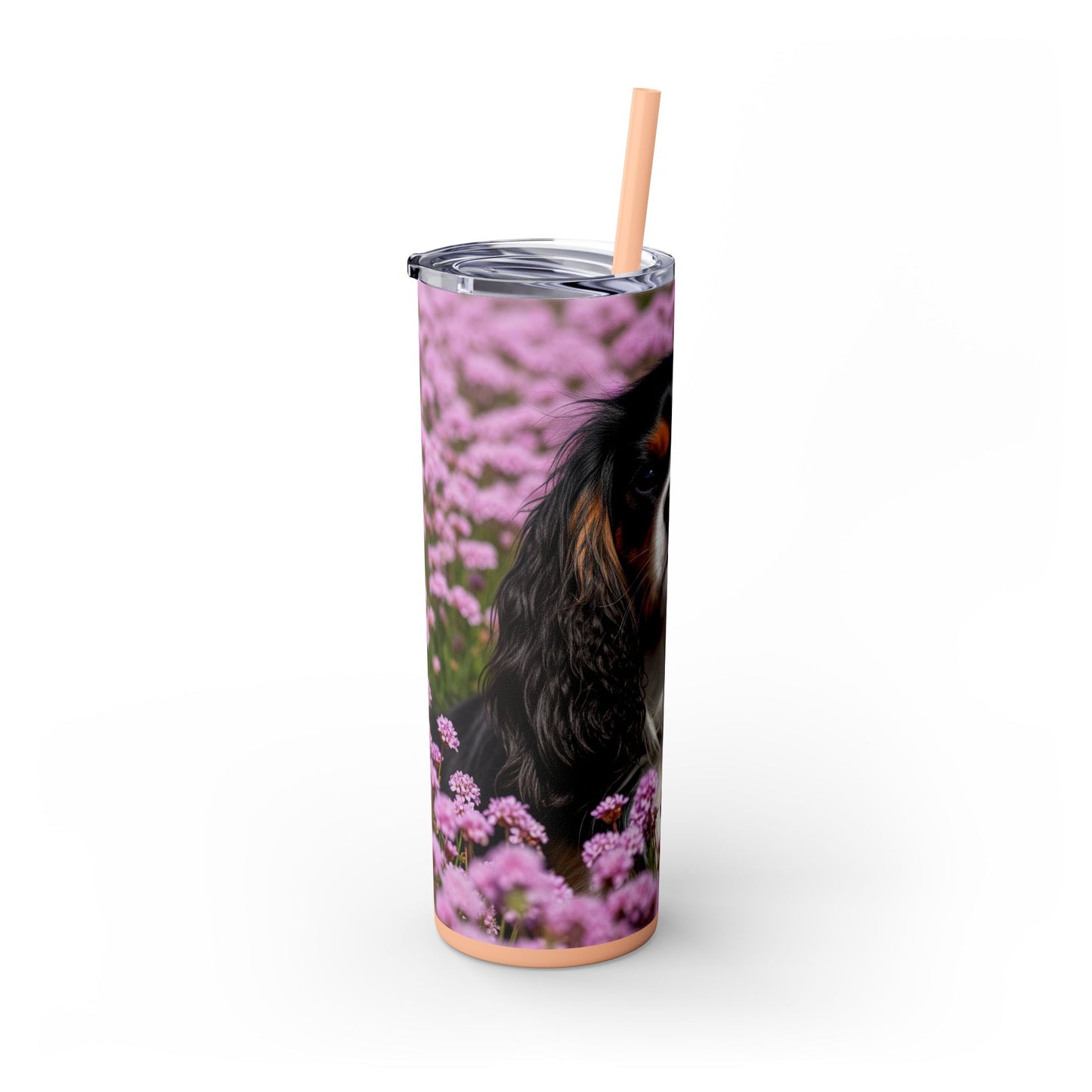 King Charles Spaniel Tumbler with Straw, 20oz