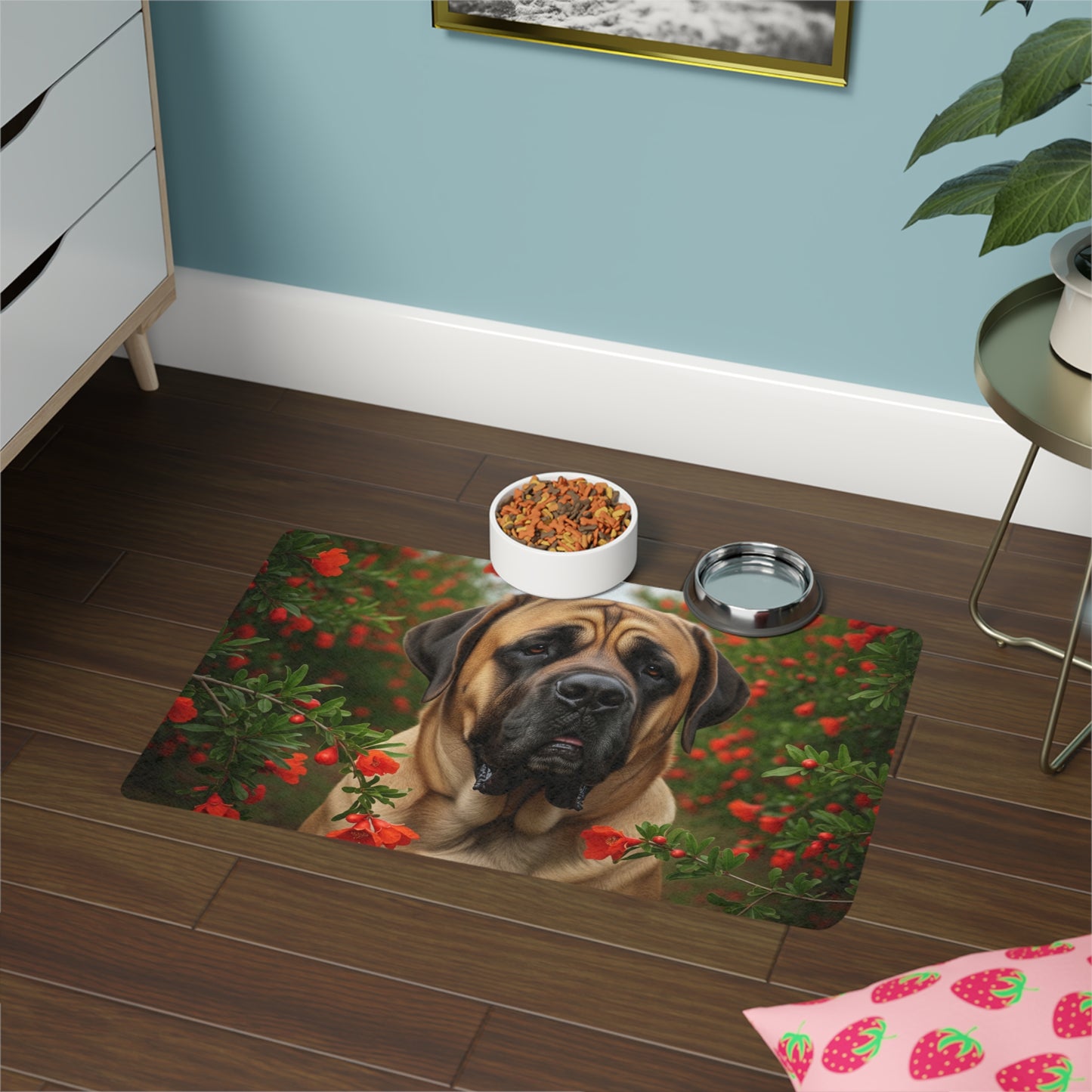 Pet Food Mat (12x18) - Mastiff