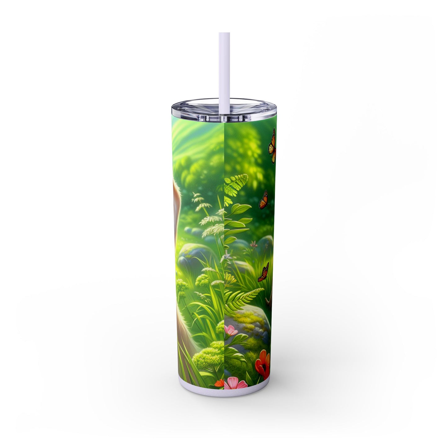 Glen of Imaal Terrier Tumbler with Straw, 20oz