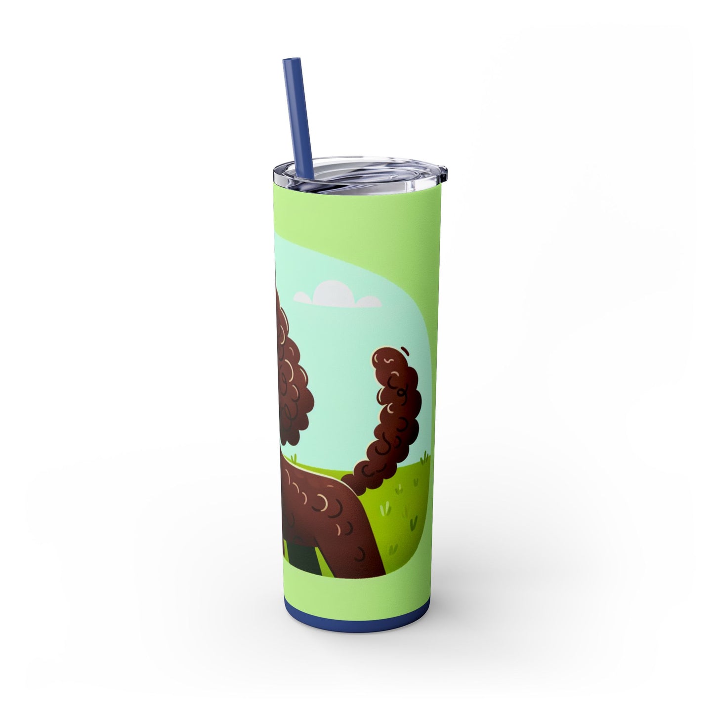 Irish Water Spaniel Tumbler with Straw, 20oz