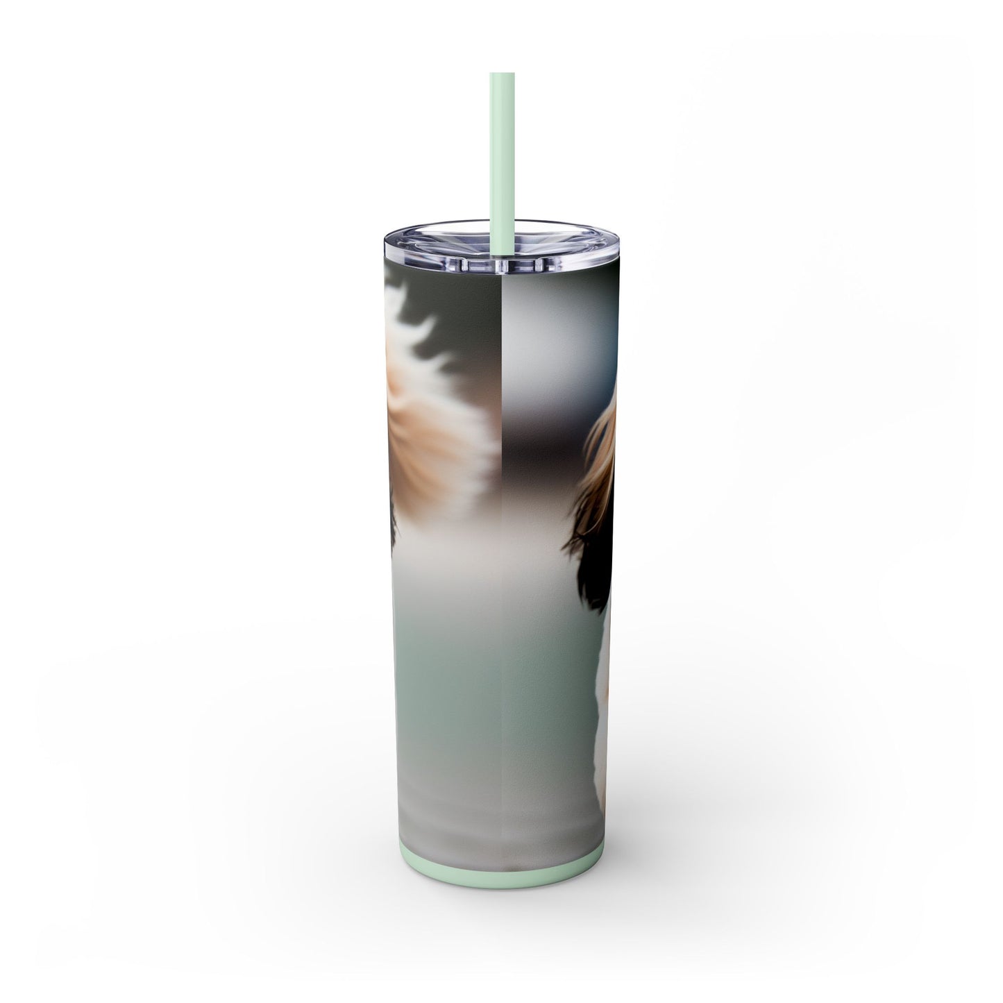 Lowchen Tumbler with Straw, 20oz