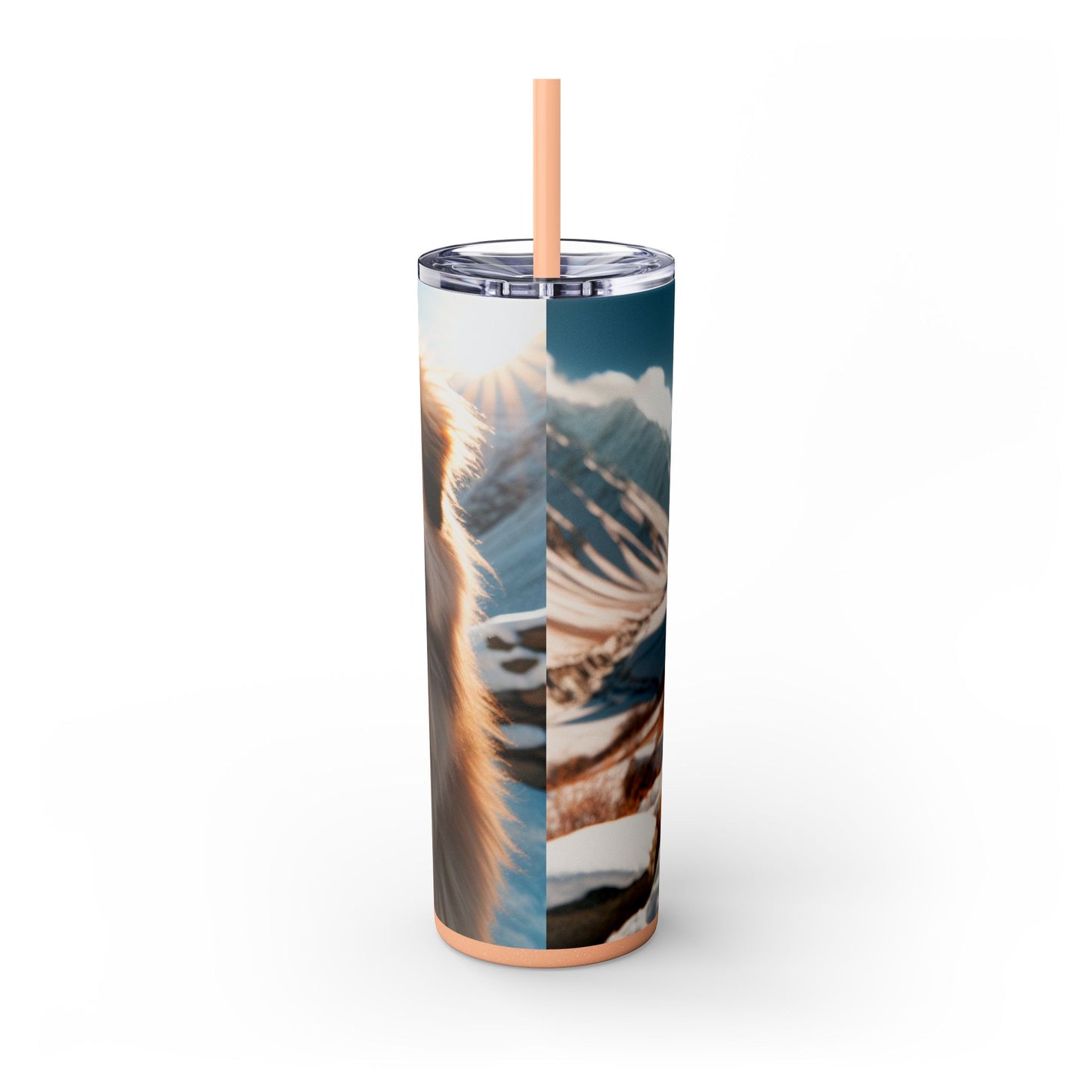 Himalayan Sheepdog Tumbler with Straw, 20oz