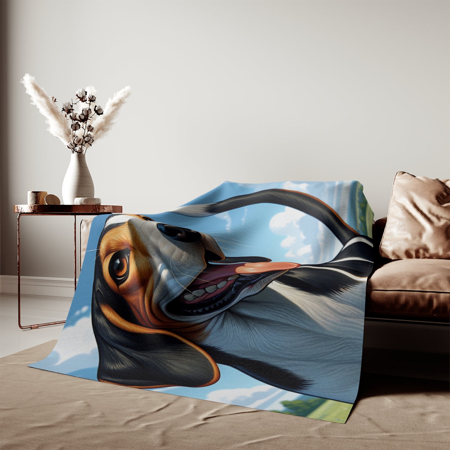 Treeing Walker Coonhound Sweatshirt Blanket