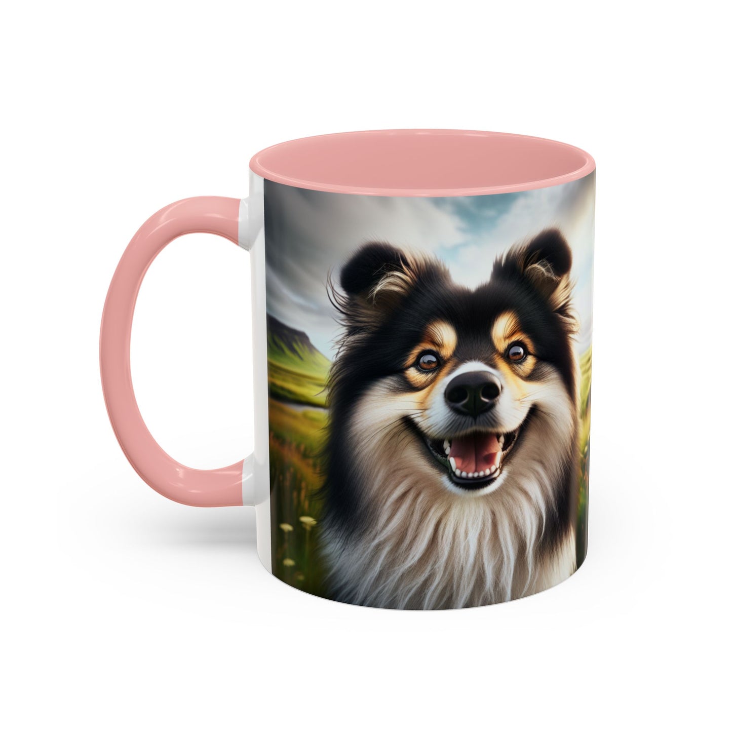 Icelandic Sheepdog Accent Coffee Mug - Perfect Gift for Dog Lovers