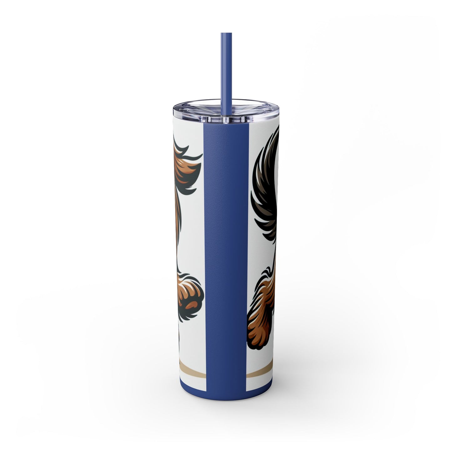 Otterhound Skinny Tumbler with Straw, 20oz