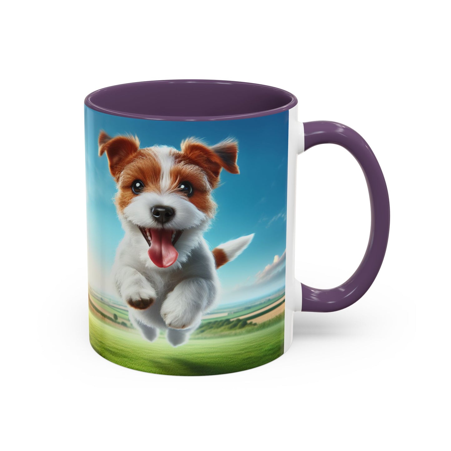 Russell Terrier Accent Coffee Mug - Perfect Gift for Dog Lovers