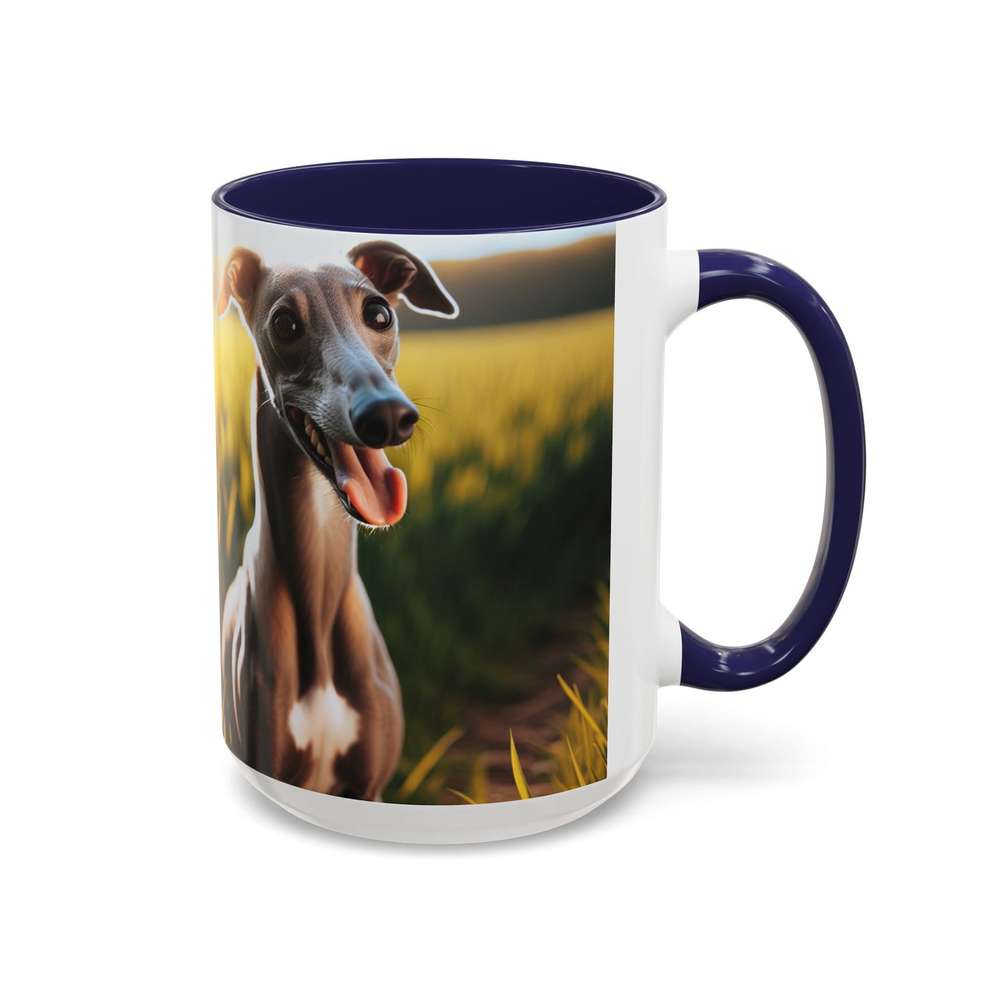 Greyhound Accent Coffee Mug - Perfect Gift for Dog Lovers