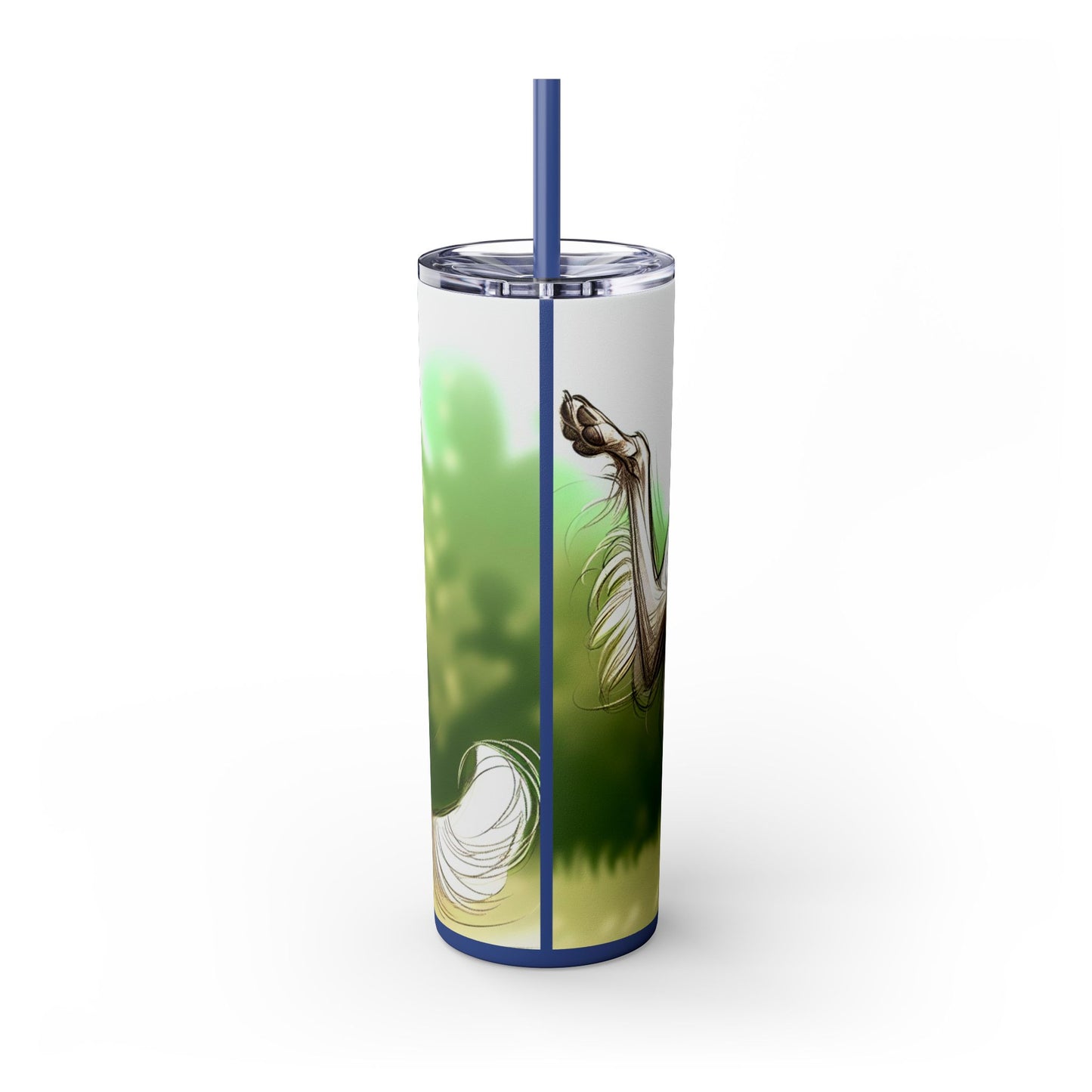Borzoi Tumbler with Straw, 20oz