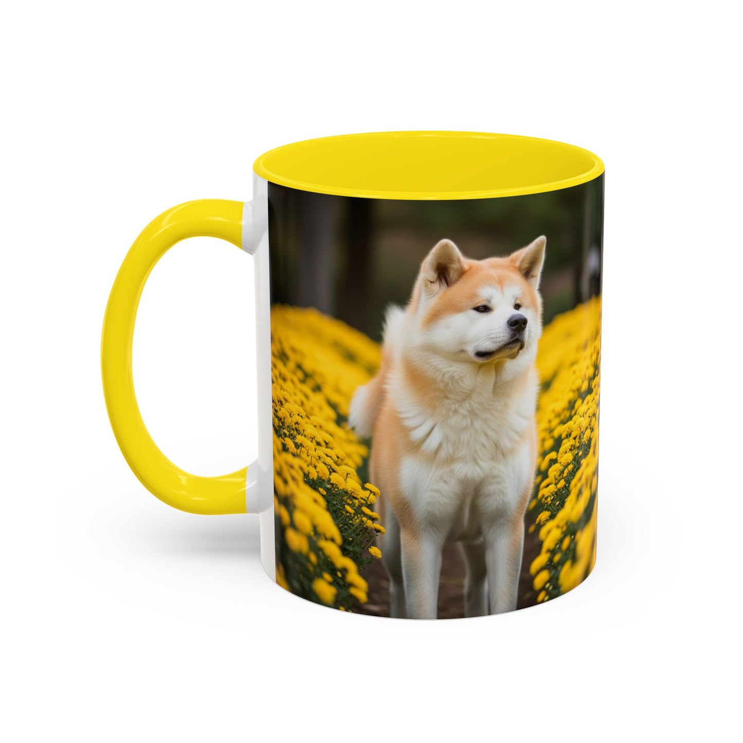 Japanese Akitainu Accent Coffee Mug - Perfect Gift for Dog Lovers
