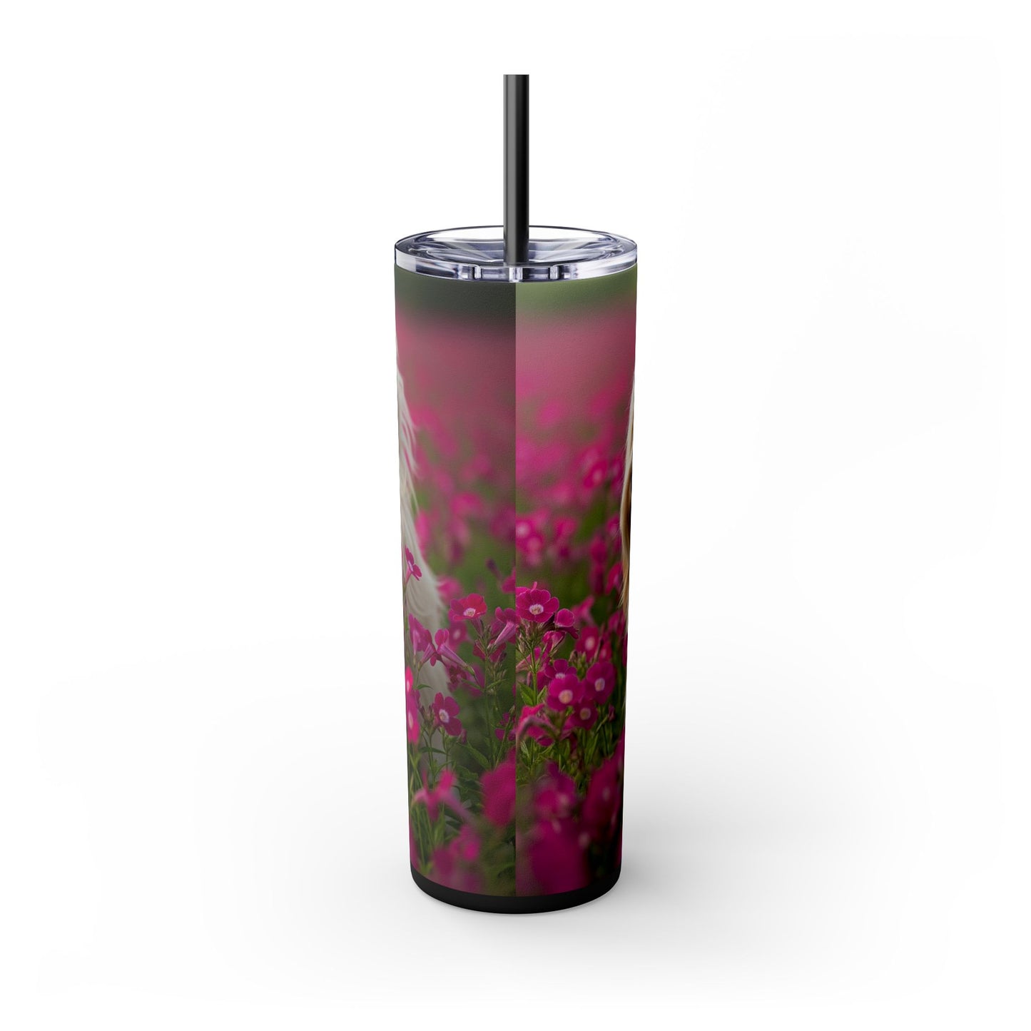 Tibetan Terrier Tumbler with Straw, 20oz