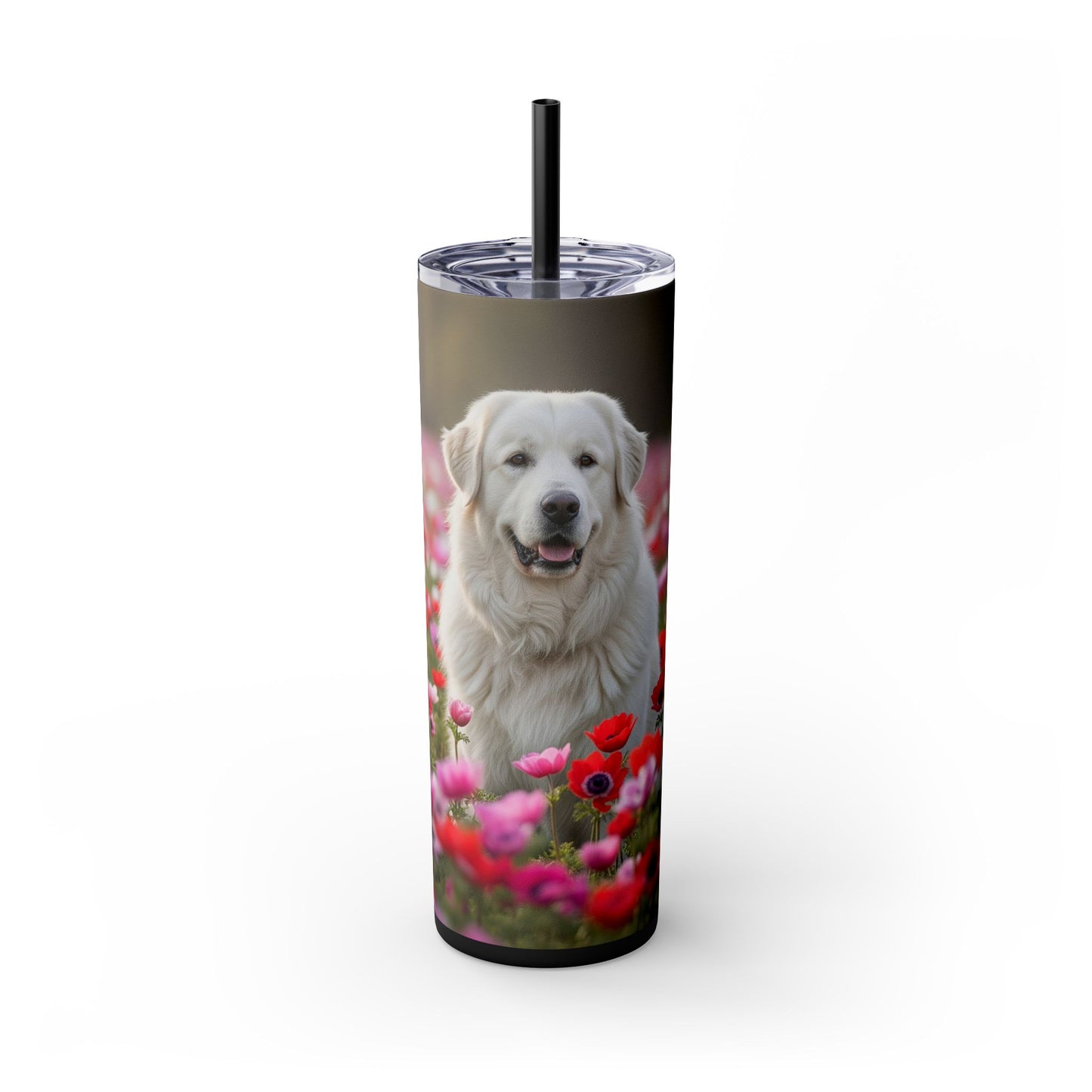 Maremma Sheepdog Tumbler with Straw, 20oz
