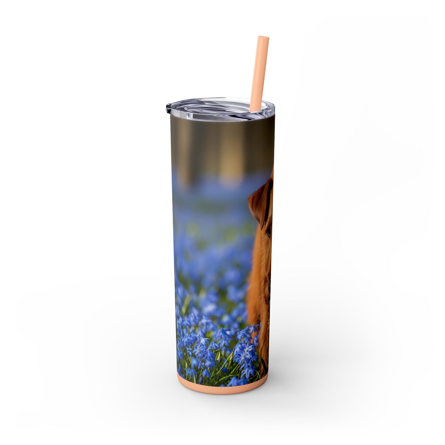 Irish Terrier Skinny Tumbler with Straw, 20oz