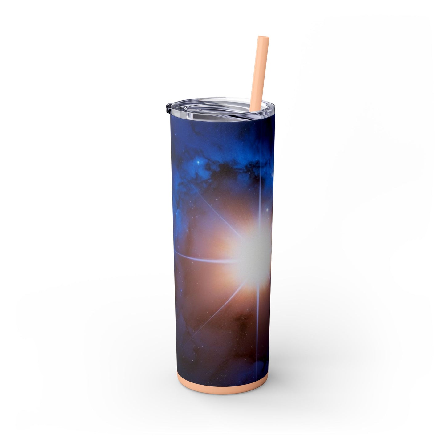 North Star Skinny Tumbler with Straw, 20oz