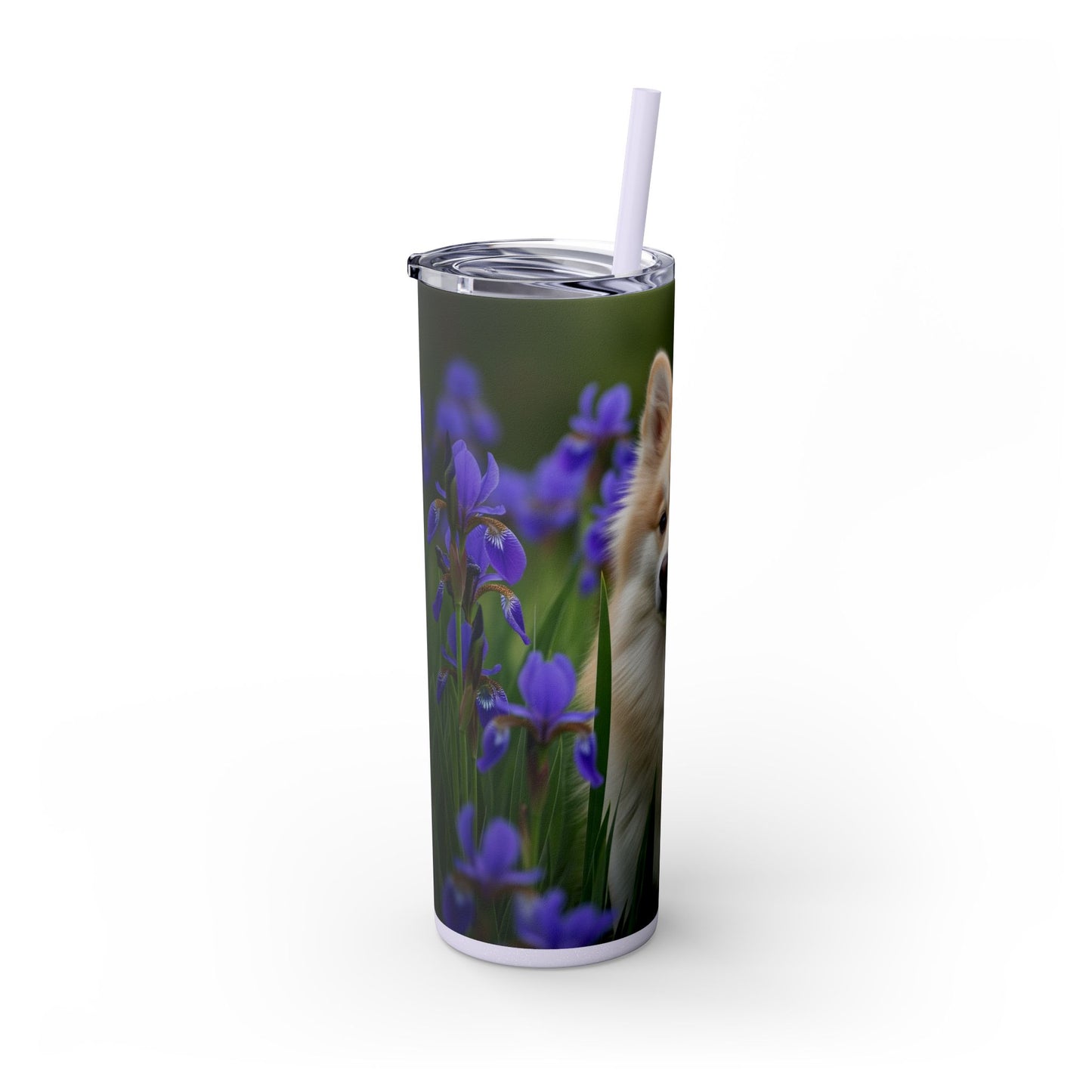 Pomsky Tumbler with Straw, 20oz