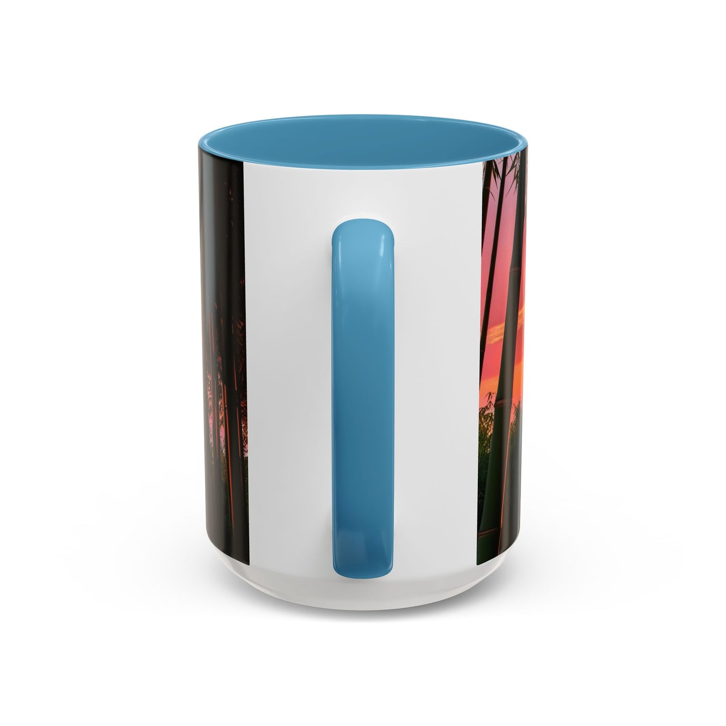 Bamboo Forest Sunrise Accent Coffee Mug - Perfect Gift for Dog Lovers