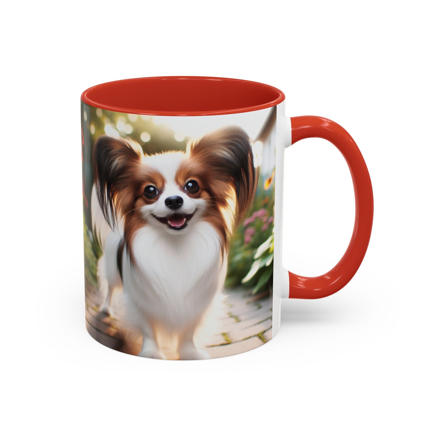Papillon Accent Coffee Mug - Perfect Gift for Dog Lovers