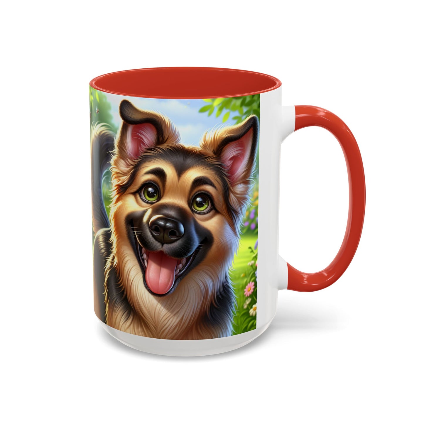 German Shepherd Accent Coffee Mug - Perfect Gift for Dog Lovers