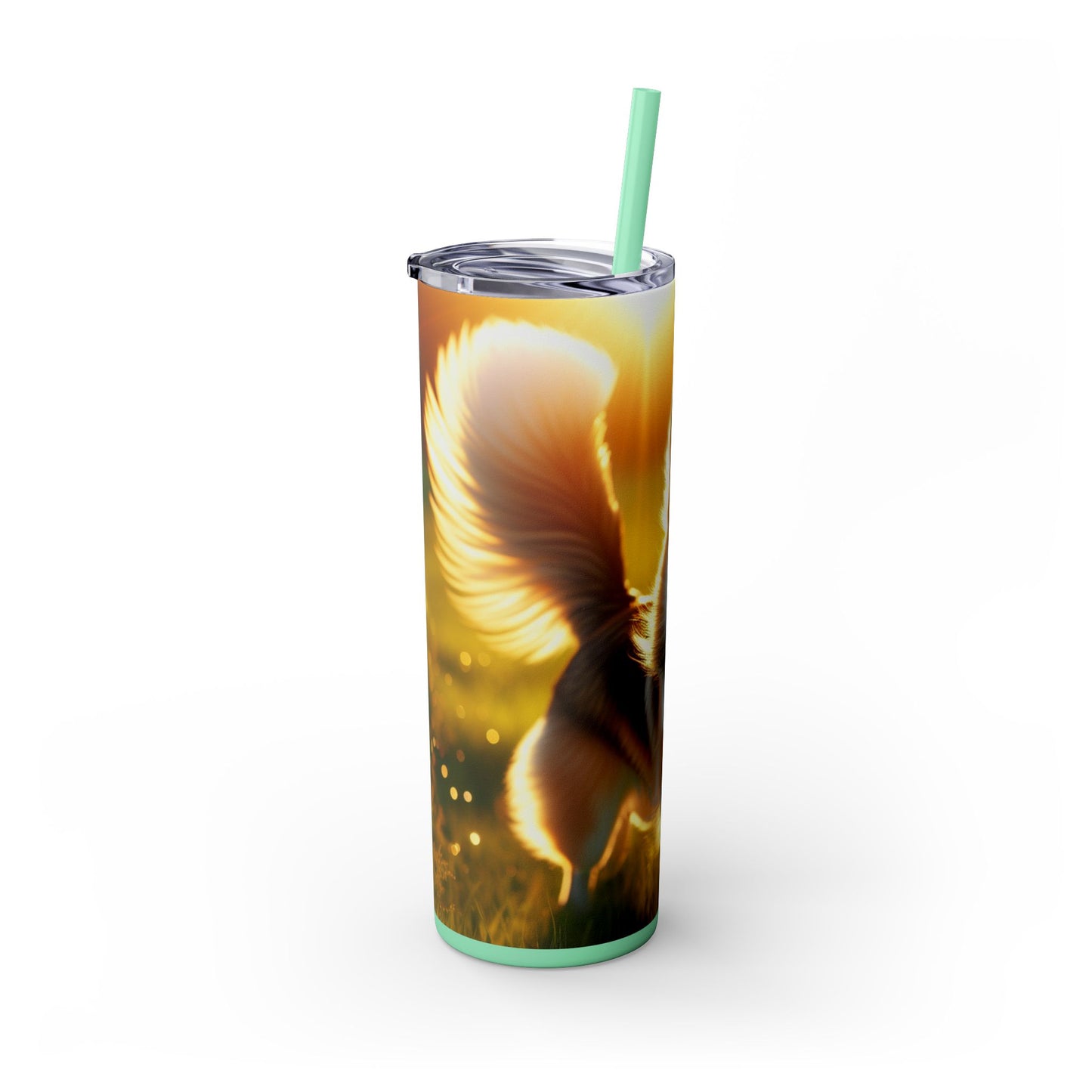 Norwegian Lundehund Tumbler with Straw, 20oz