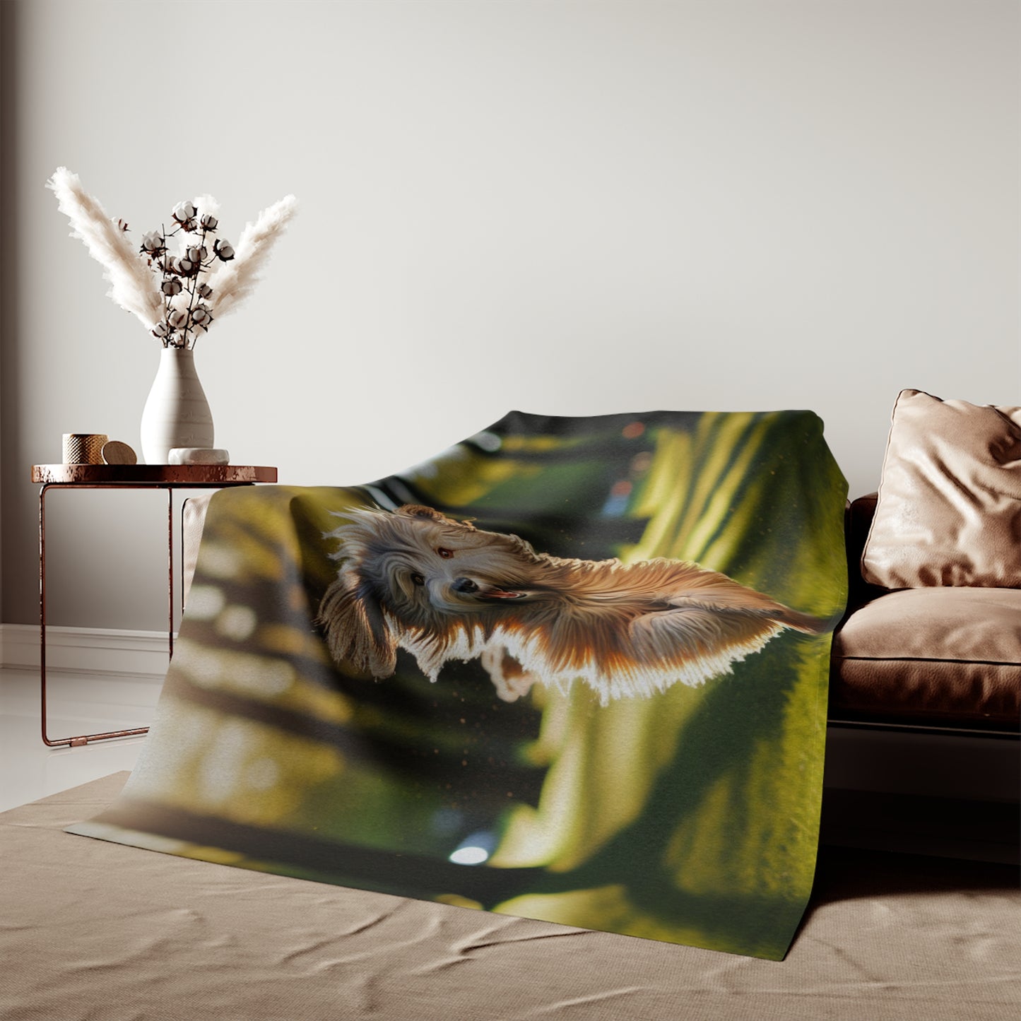 Polish Lowland Sheepdog Sweatshirt Blanket