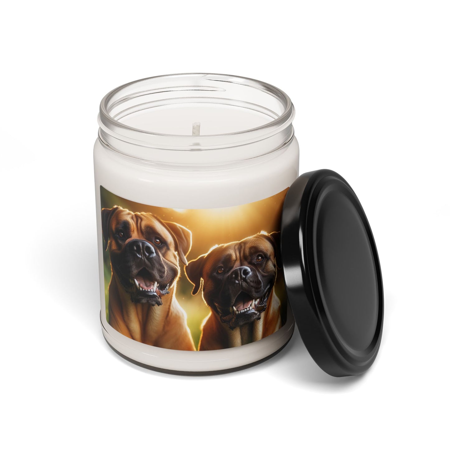 Boerboels - Bougie de soja parfumée, 9oz
