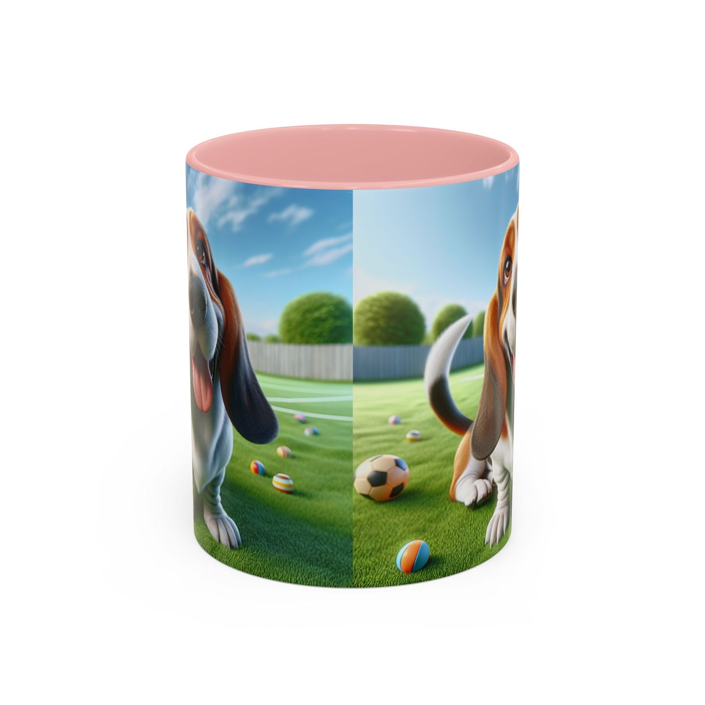 Basset Hound Accent Coffee Mug - Perfect Gift for Dog Lovers