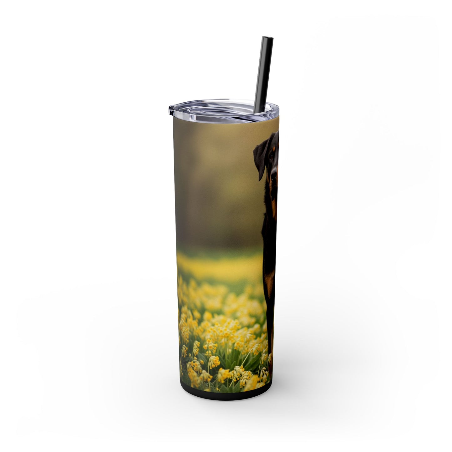 Beauceron Tumbler with Straw, 20oz