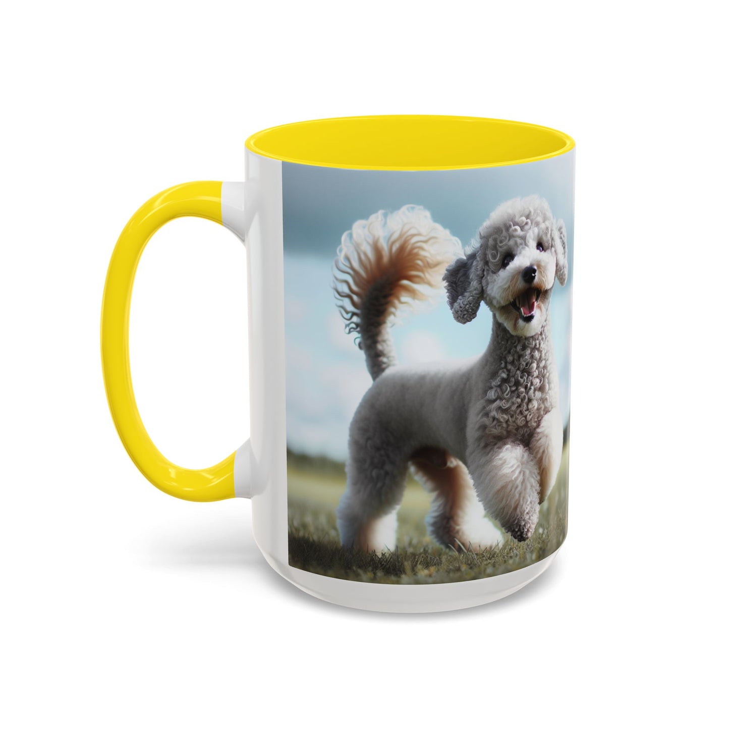 Bedlington Terrier Accent Coffee Mug - Perfect Gift for Dog Lovers