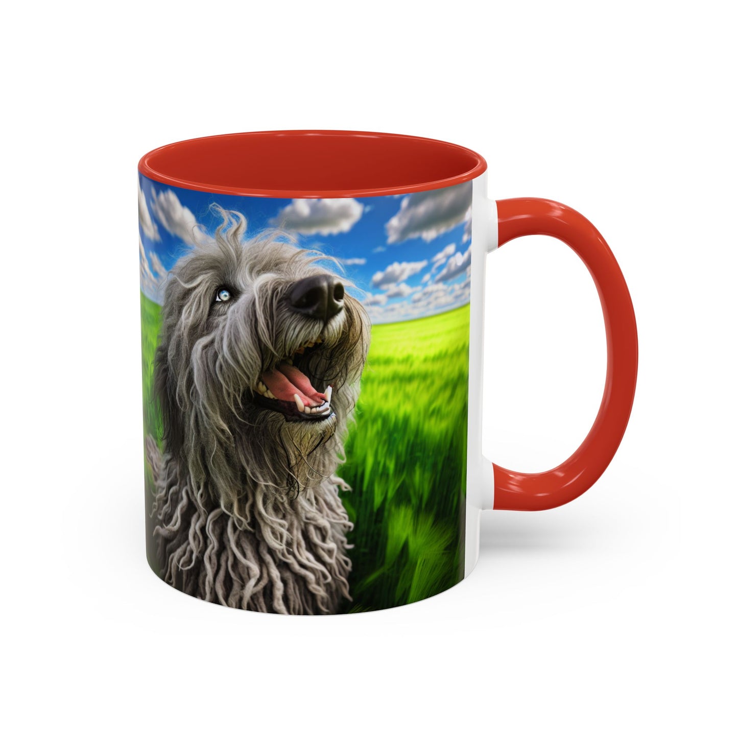 Bergamasco Shepherd Dog Accent Coffee Mug - Perfect Gift for Dog Lovers