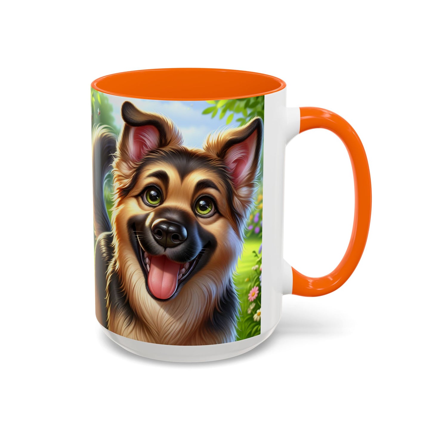 German Shepherd Accent Coffee Mug - Perfect Gift for Dog Lovers
