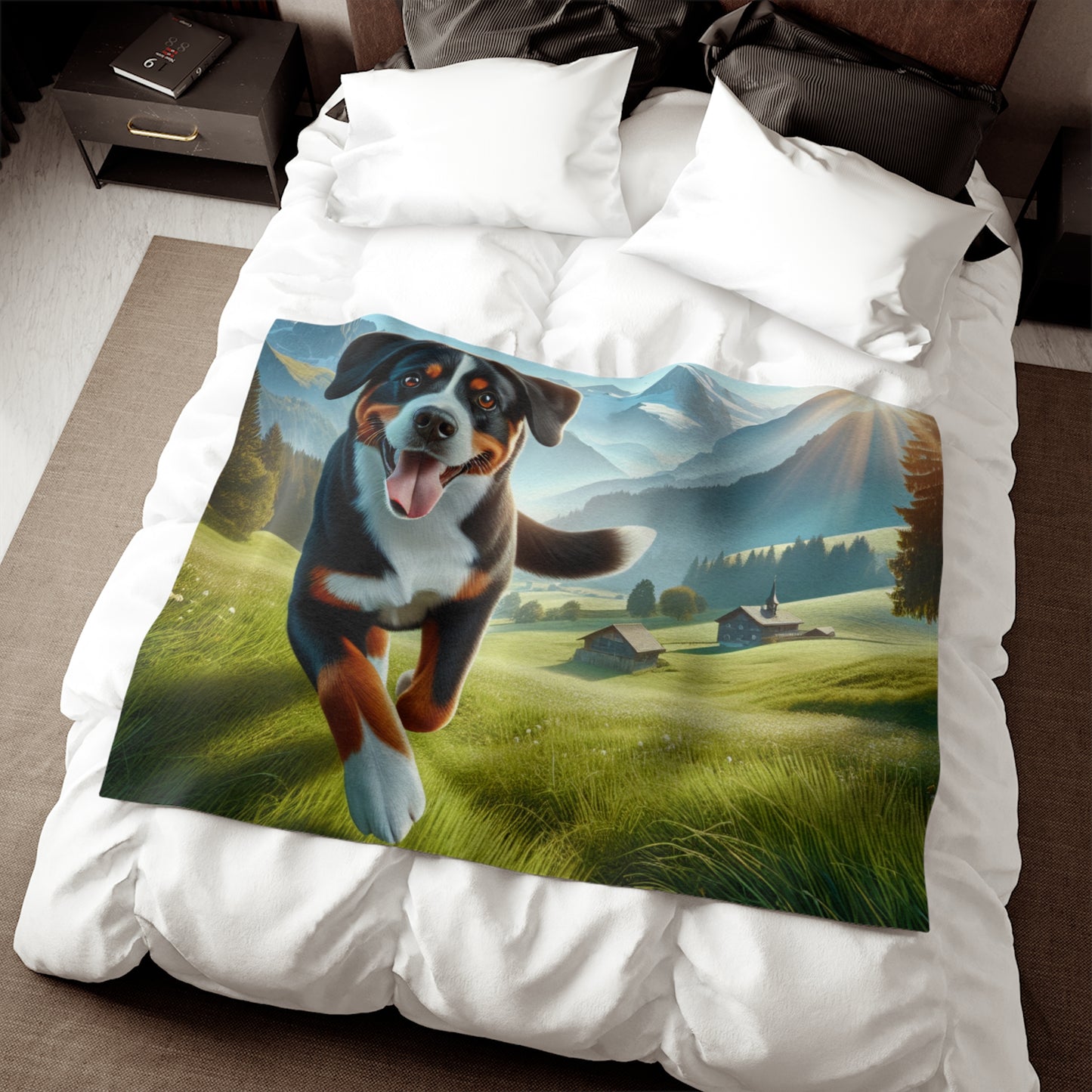 Entlebucher Mountain Dog Sweatshirt Blanket