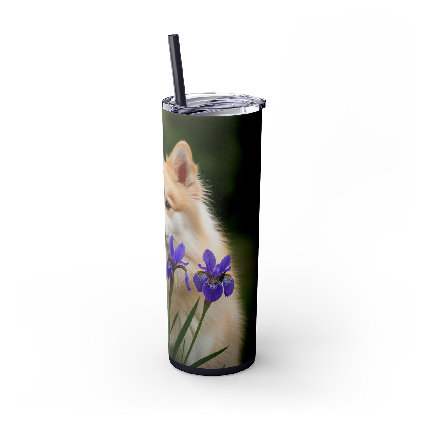 Pomsky Tumbler with Straw, 20oz