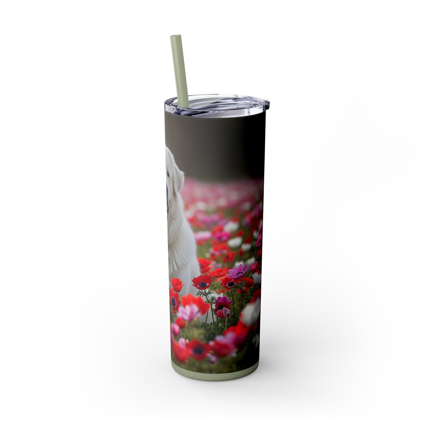 Maremma Sheepdog Tumbler with Straw, 20oz