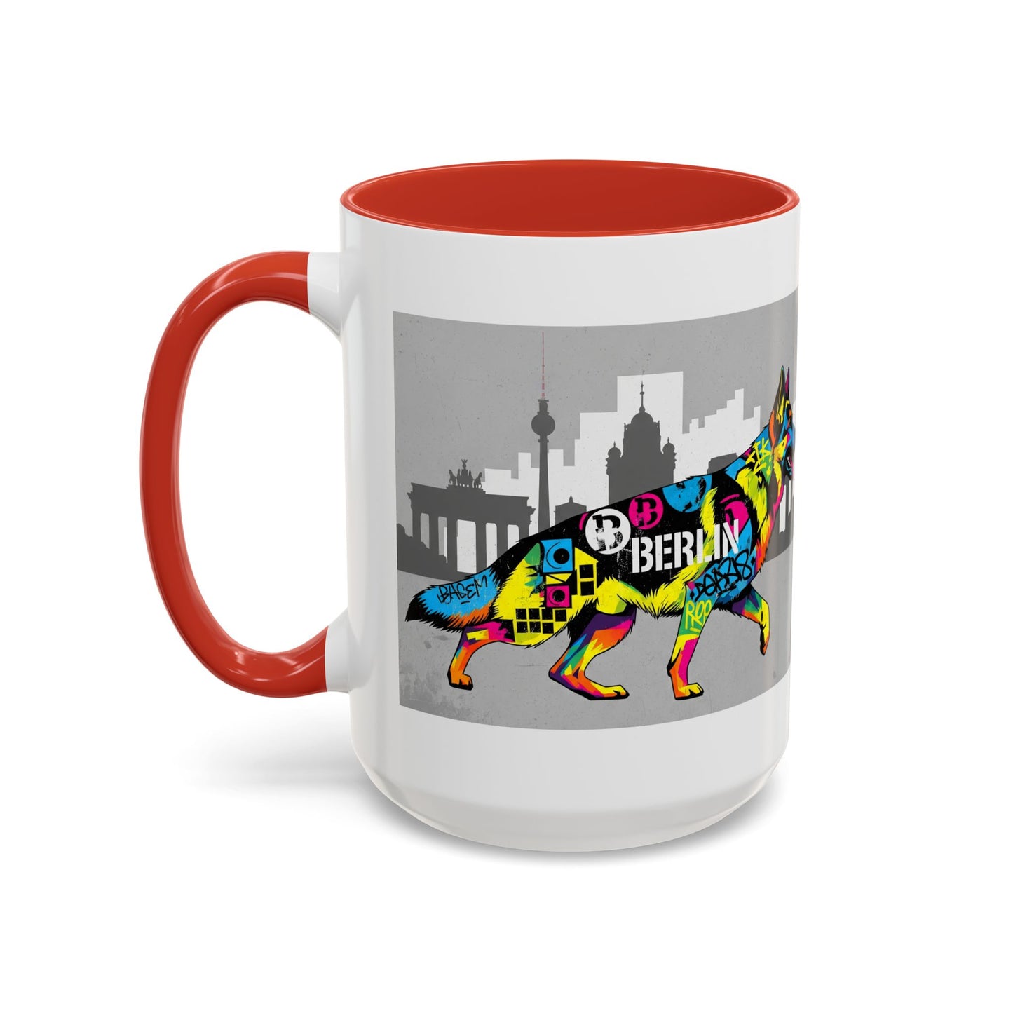 German Shepherd Accent Coffee Mug - Perfect Gift for Dog Lovers