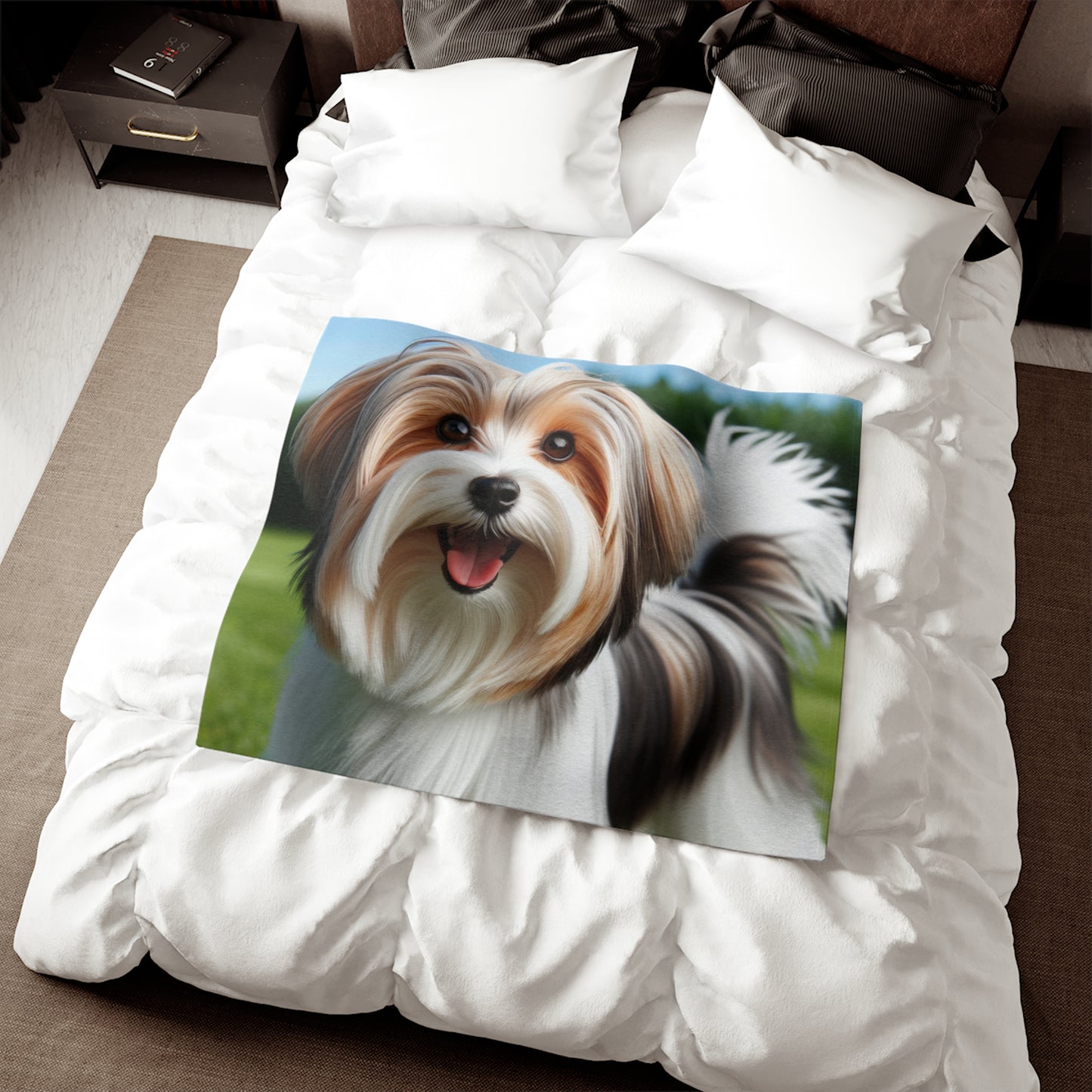 Biewer Terrier Sweatshirt Blanket