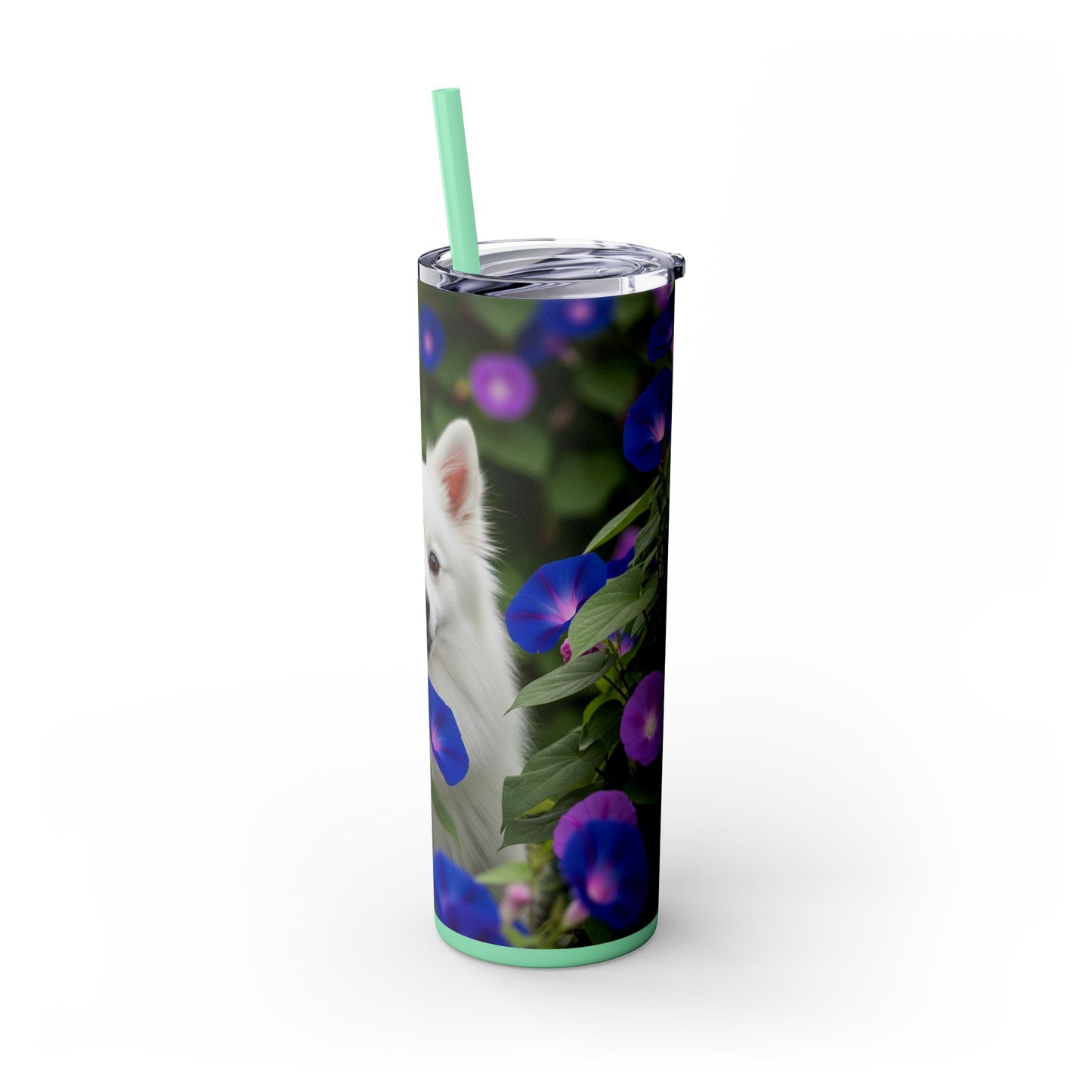 Japanese Spitz Tumbler with Straw, 20oz