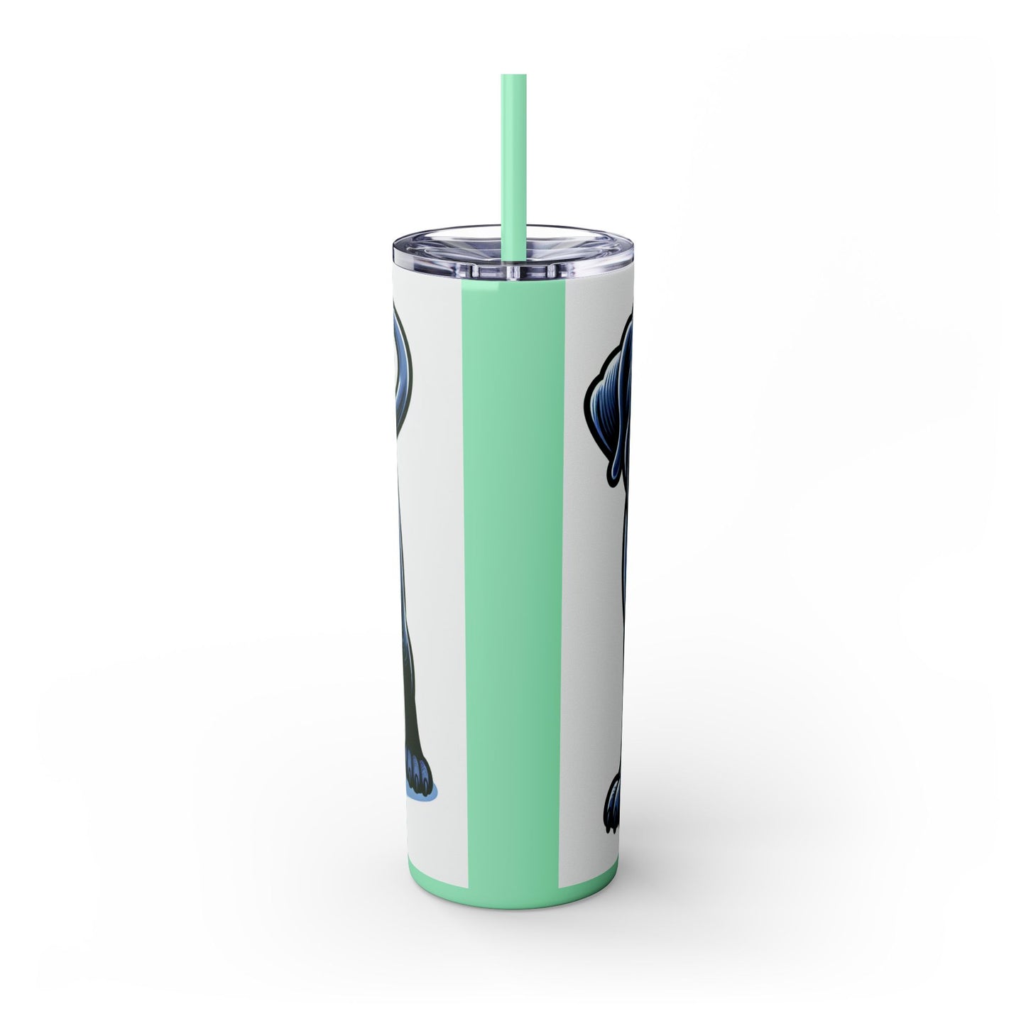 Neapolitan Mastiff Tumbler with Straw, 20oz