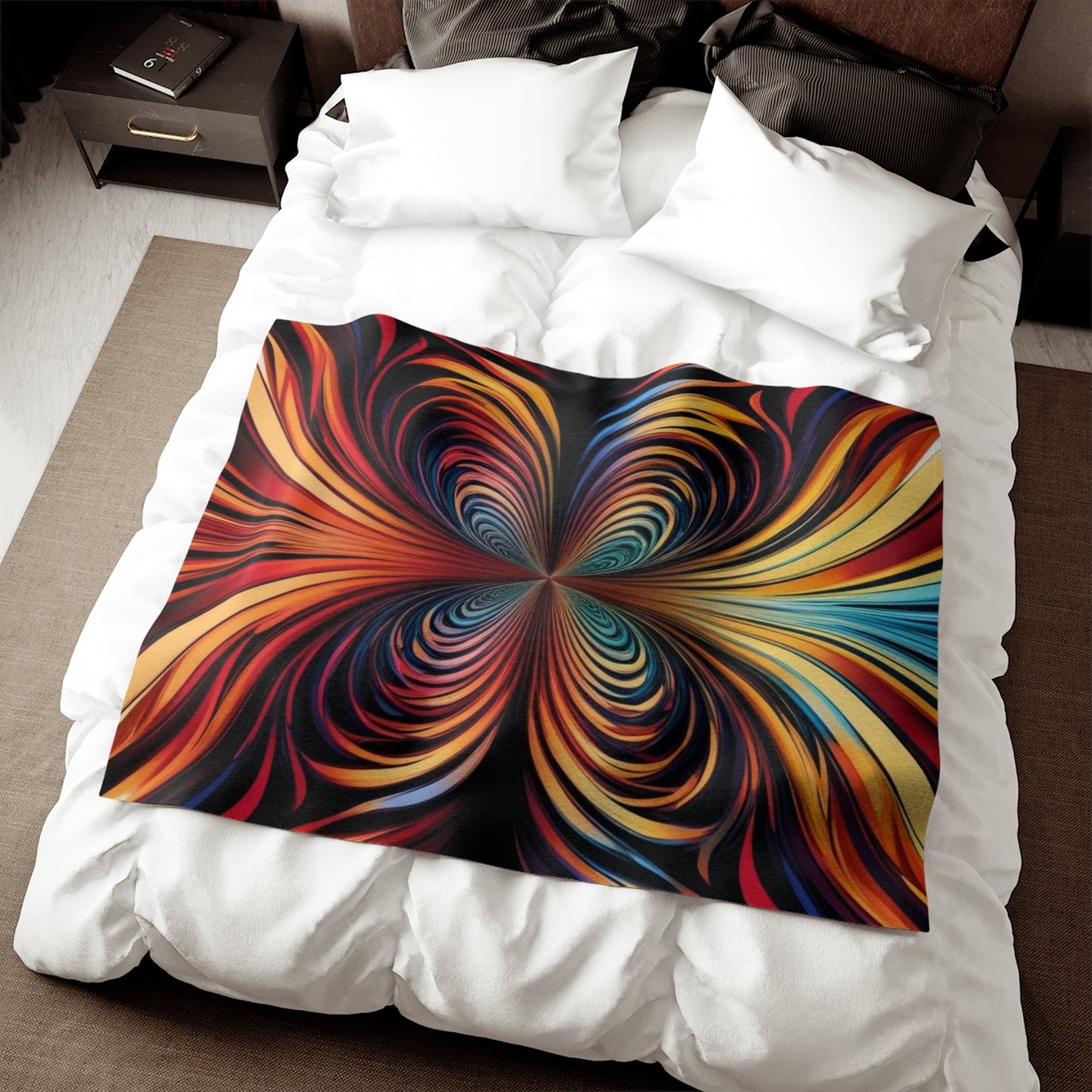 Optical Illusion Sweatshirt Blanket