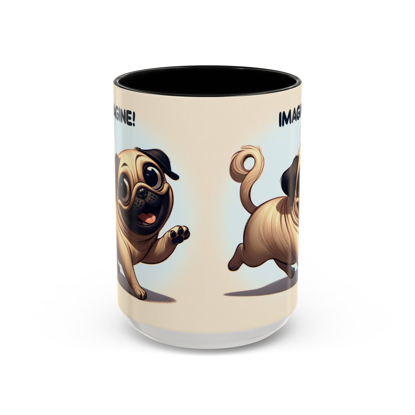 Pug Accent Coffee Mug - Perfect Gift for Dog Lovers