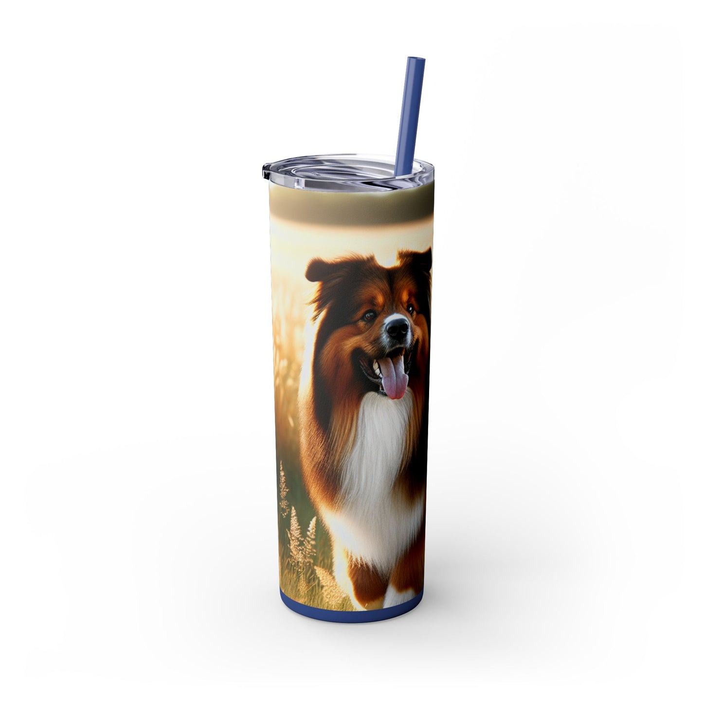 Bohemian Shepherd Tumbler with Straw, 20oz