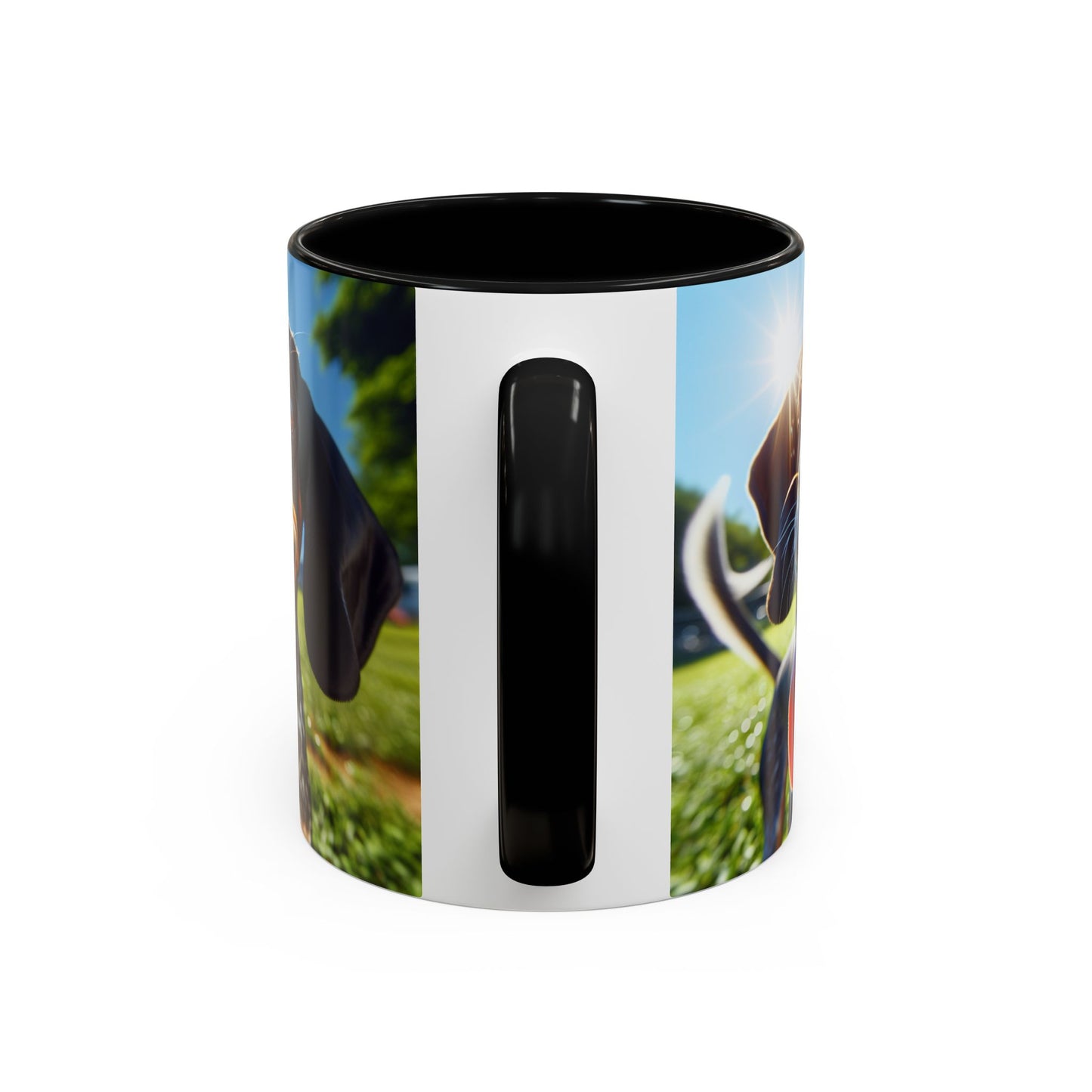 Bluetick Coonhound Accent Coffee Mug - Perfect Gift for Dog Lovers