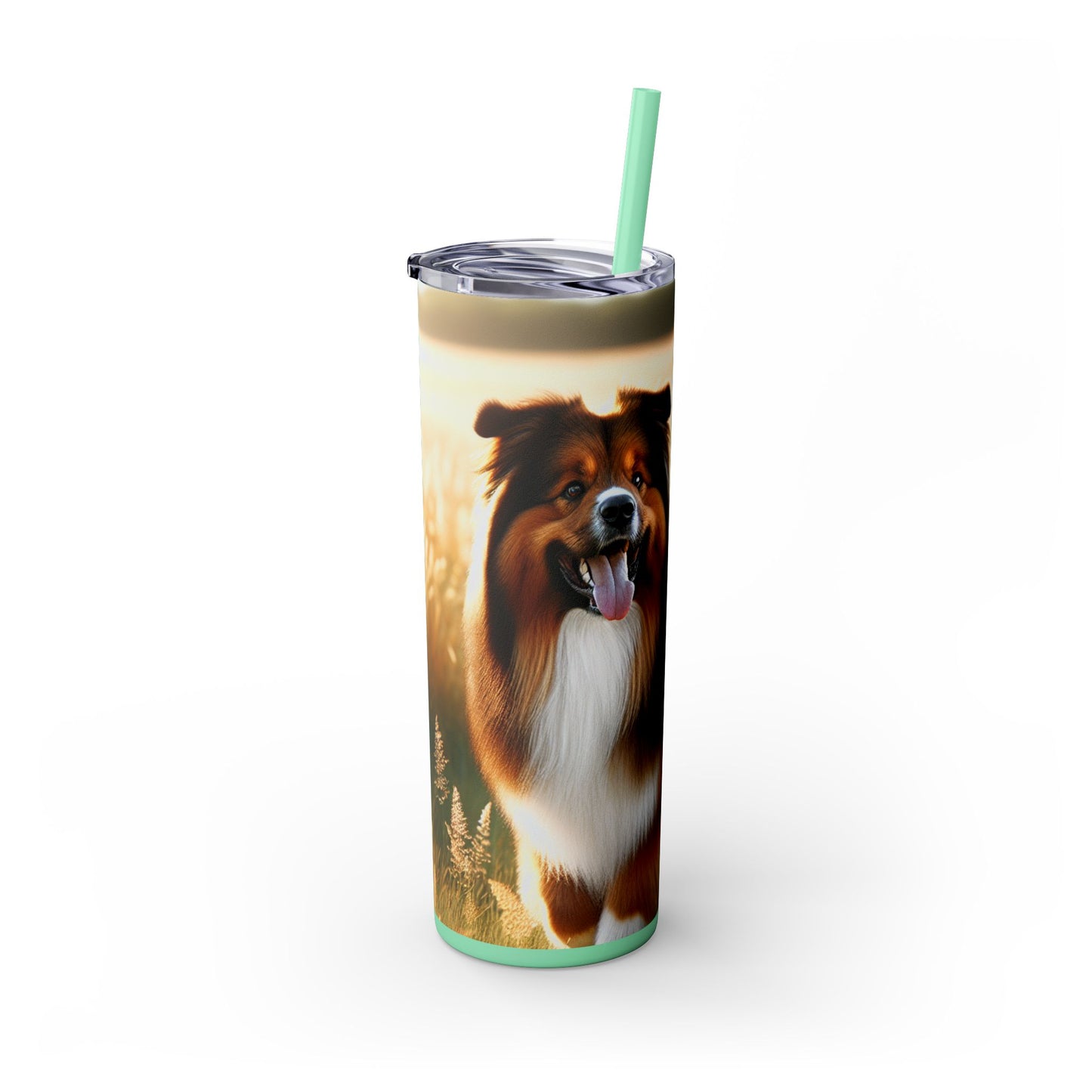 Bohemian Shepherd Tumbler with Straw, 20oz